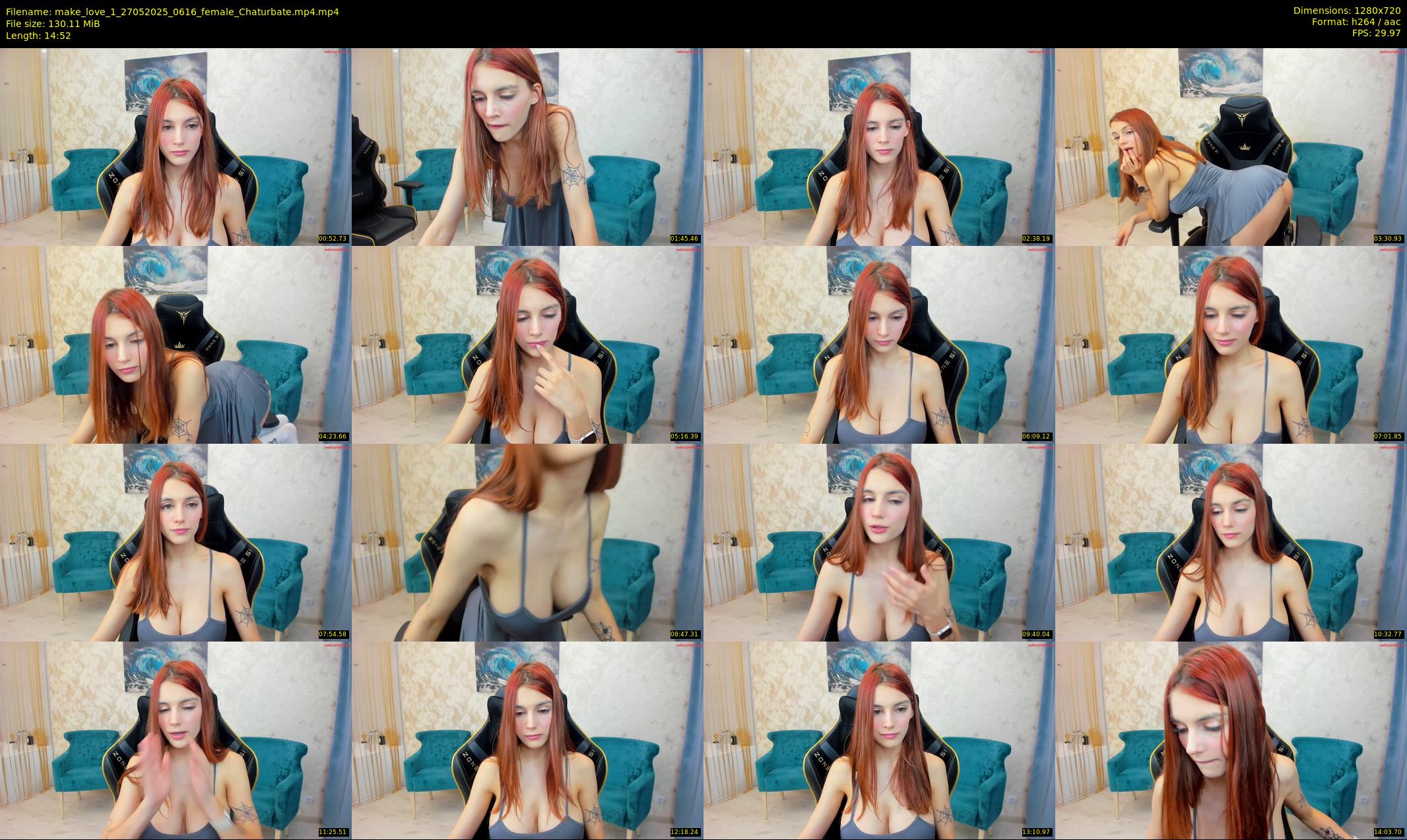 make_love_1 — 15 minute Chaturbate female cam show recording, 720p, May 27, 2025