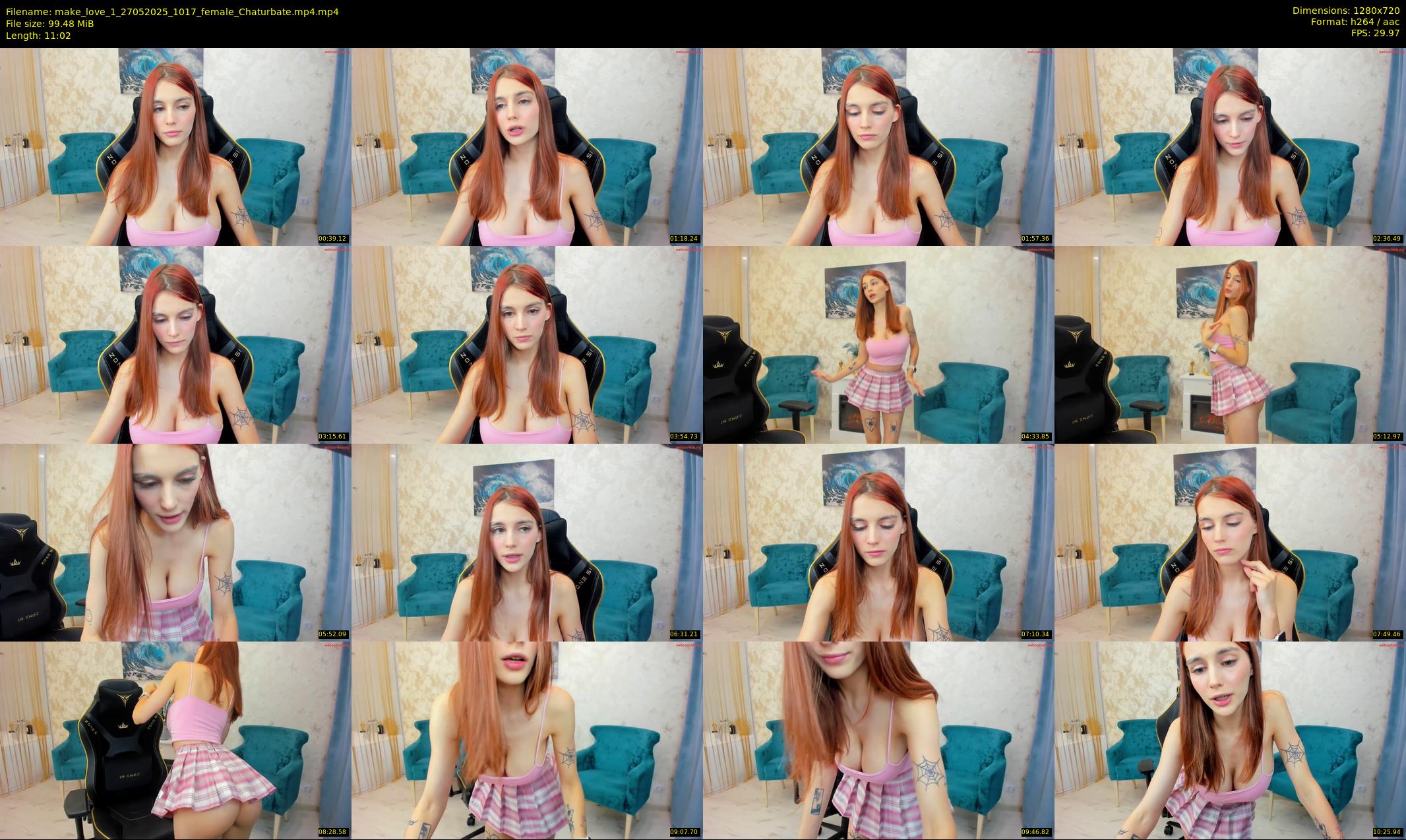 make_love_1 — 12 minute Chaturbate female cam show recording, 720p, May 27, 2025