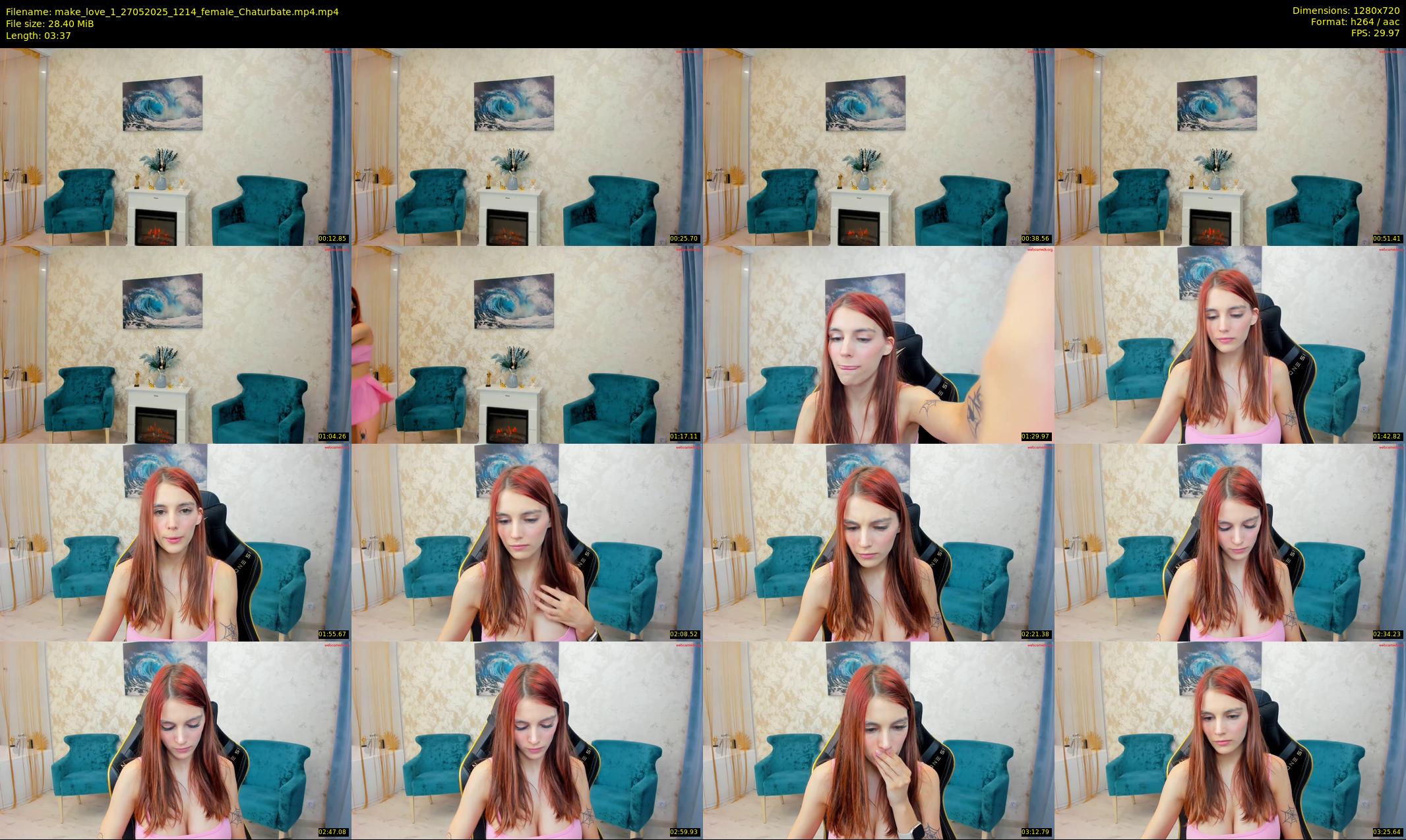 make_love_1 — 4 minute Chaturbate female cam show recording, 720p, May 27, 2025