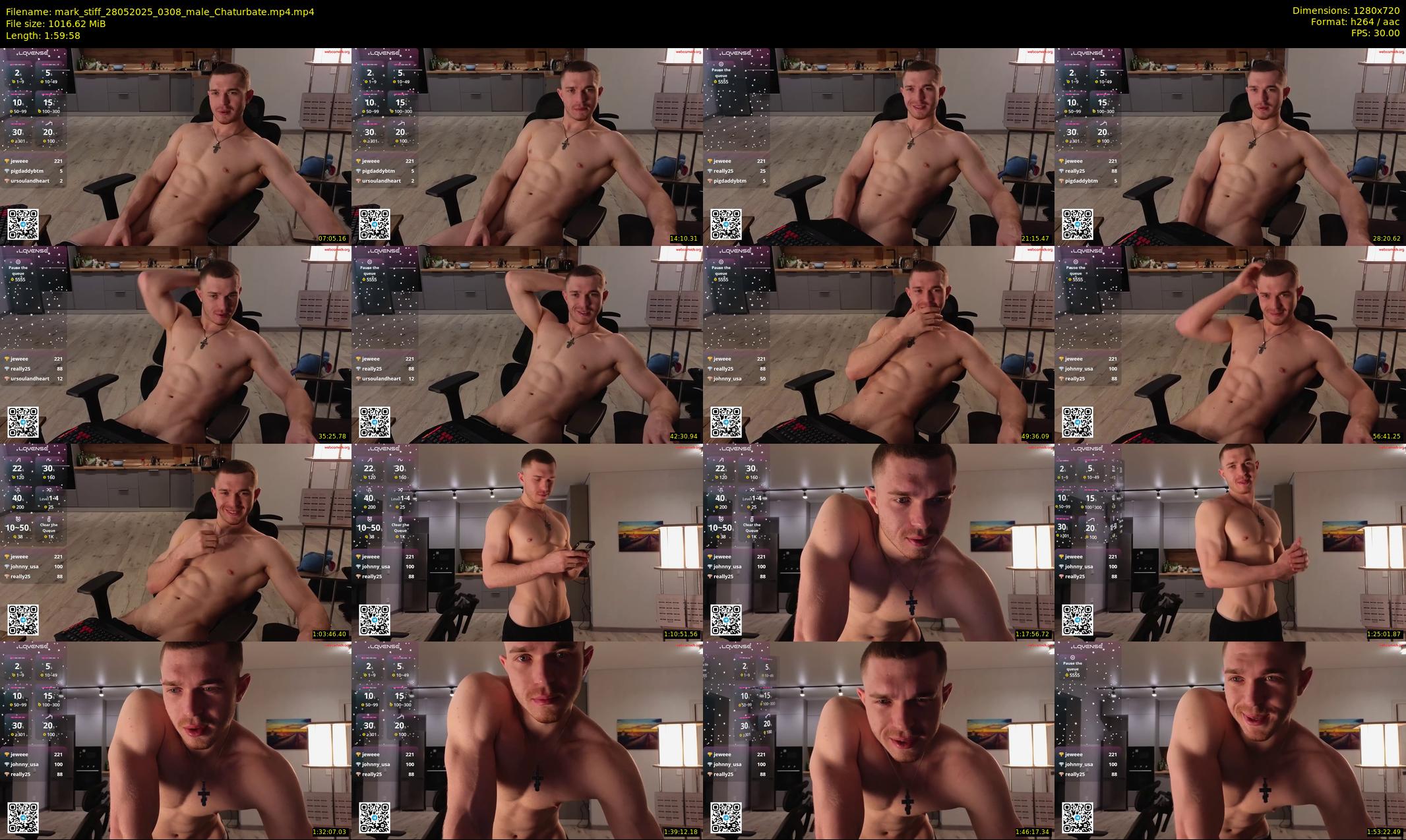 mark_stiff — 120 minute Chaturbate male cam show recording, 720p, May 28, 2025