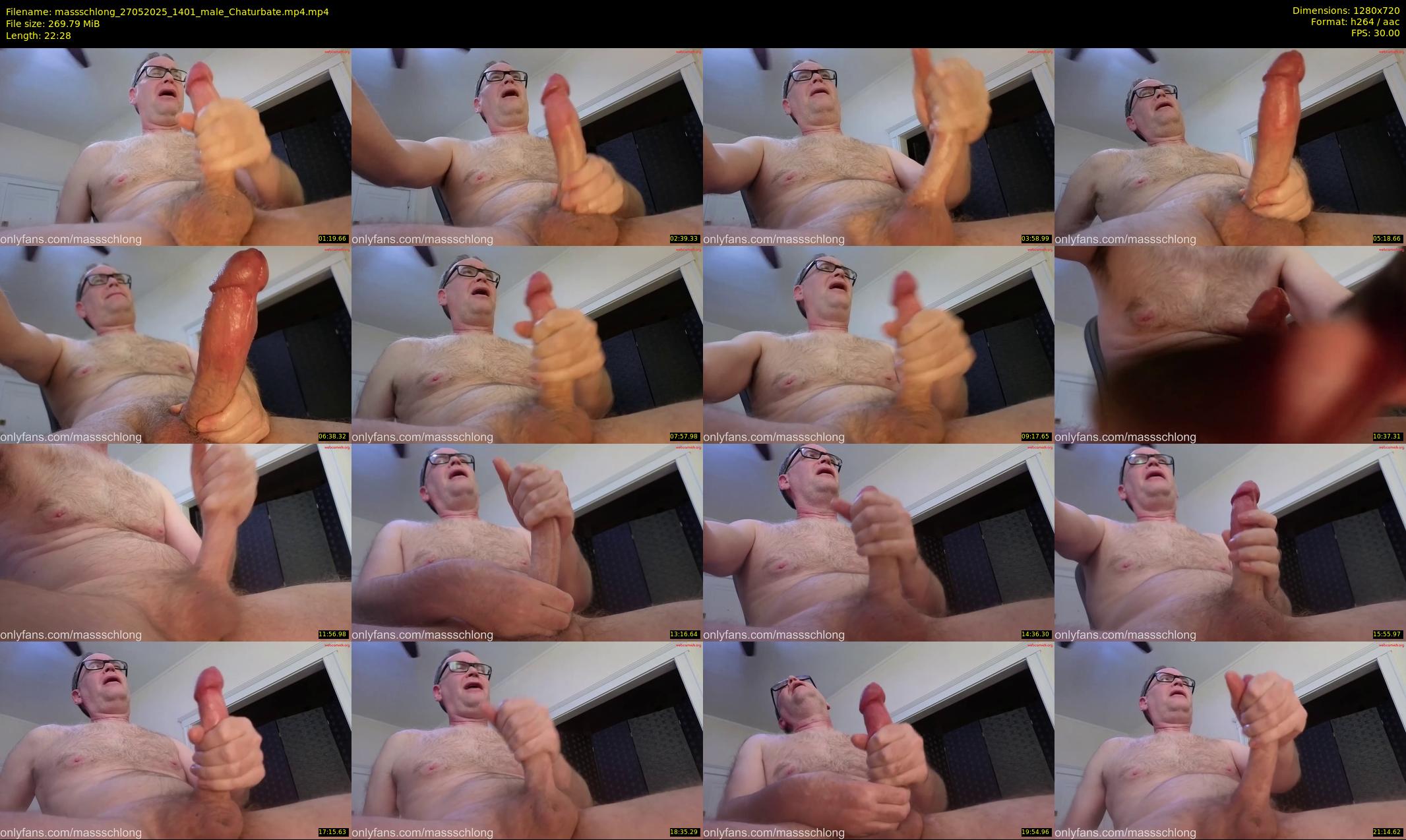 massschlong — 23 minute Chaturbate male cam show recording, 720p, May 27, 2025