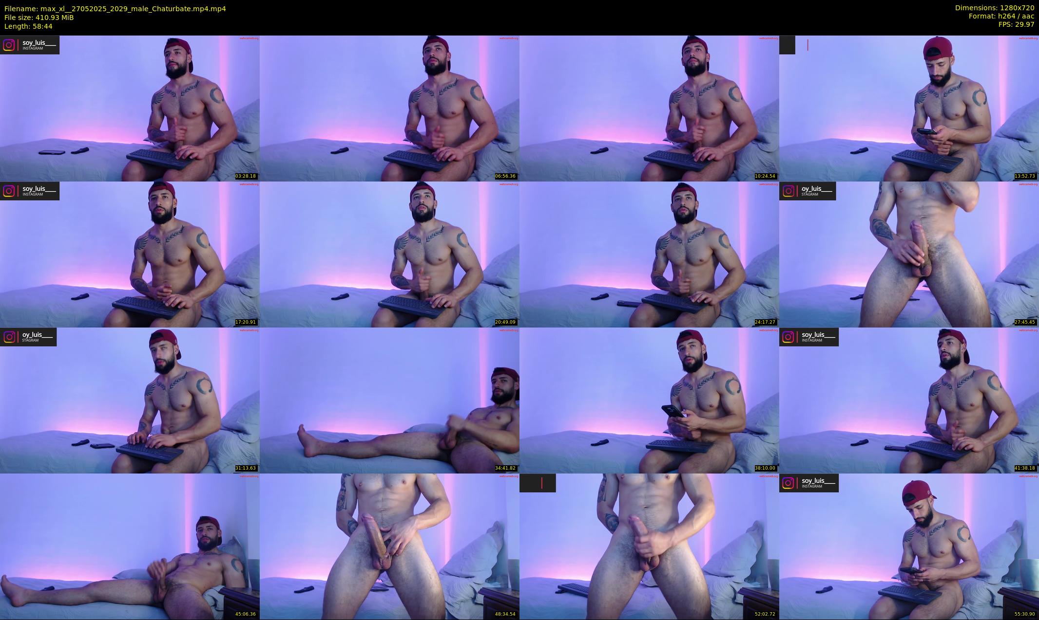 max_xl_ — 59 minute Chaturbate male cam show recording, 720p, May 27, 2025
