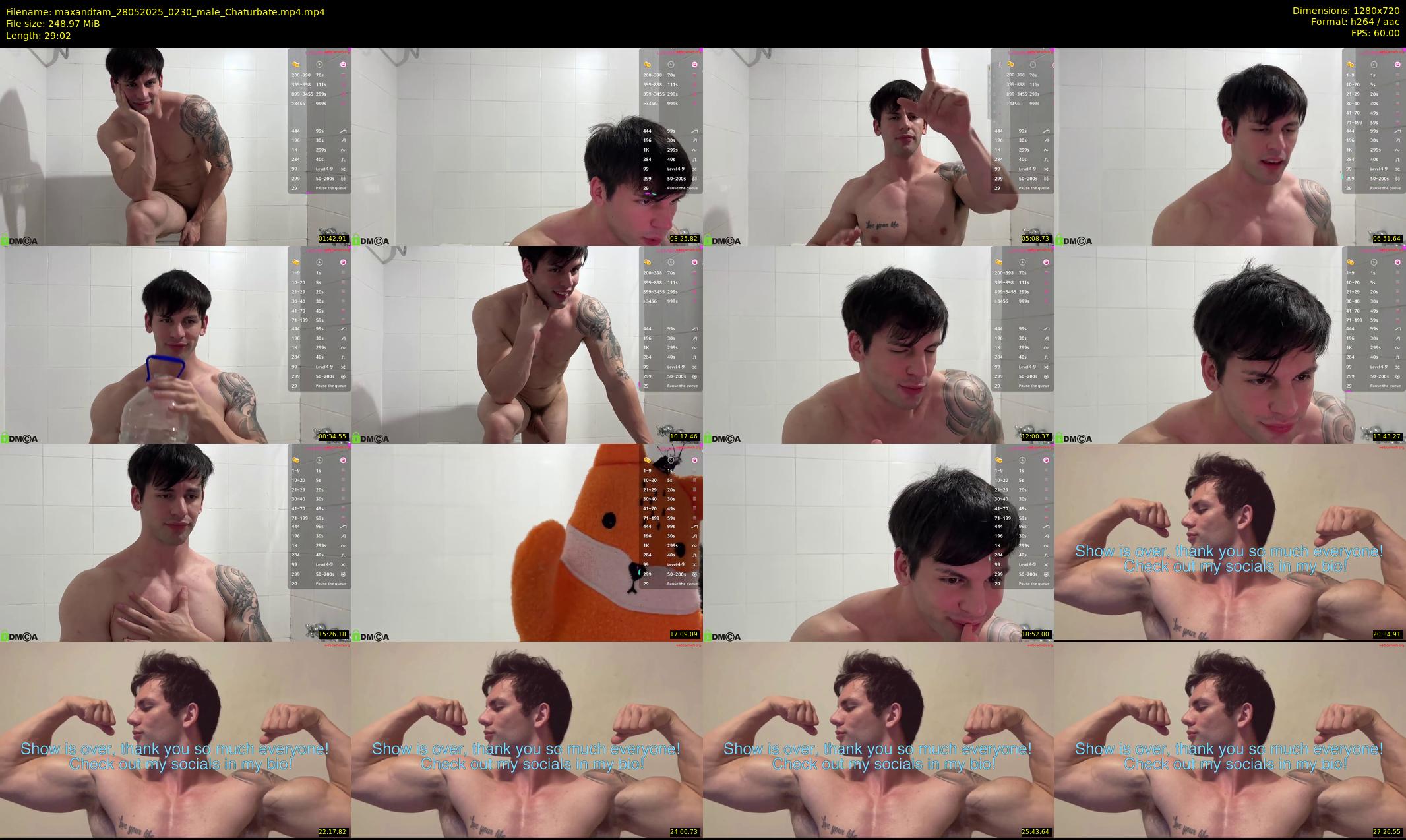 maxandtam — 30 minute Chaturbate couple cam show recording, 720p, May 28, 2025