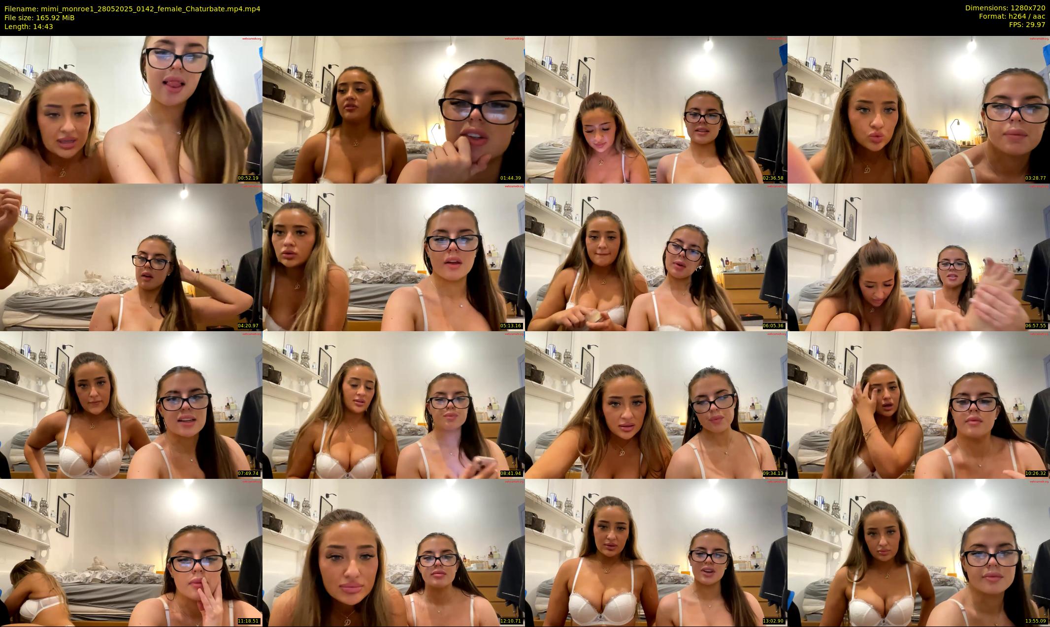 mimi_monroe1 — 15 minute Chaturbate female cam show recording, 720p, May 28, 2025