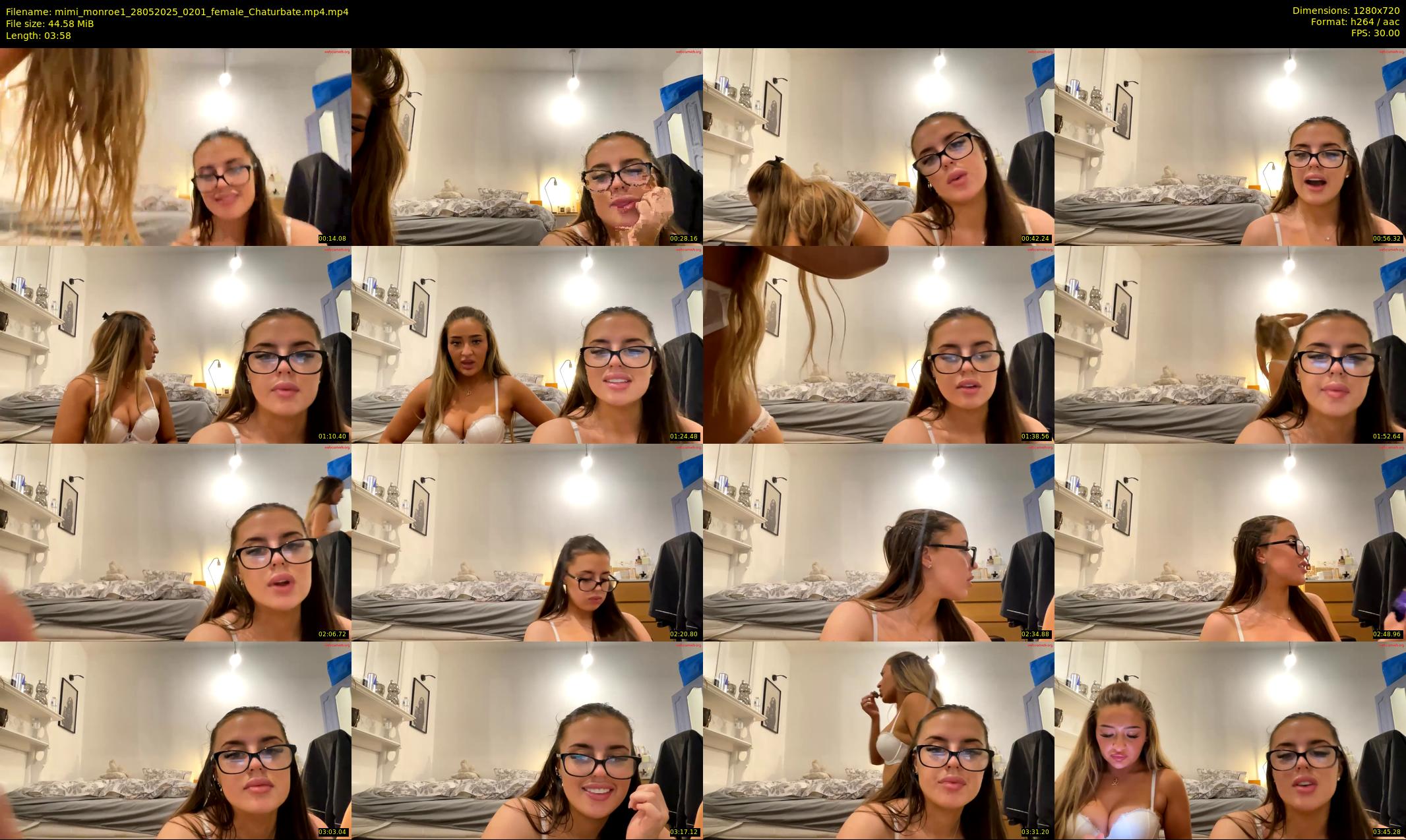 mimi_monroe1 — 4 minute Chaturbate female cam show recording, 720p, May 28, 2025