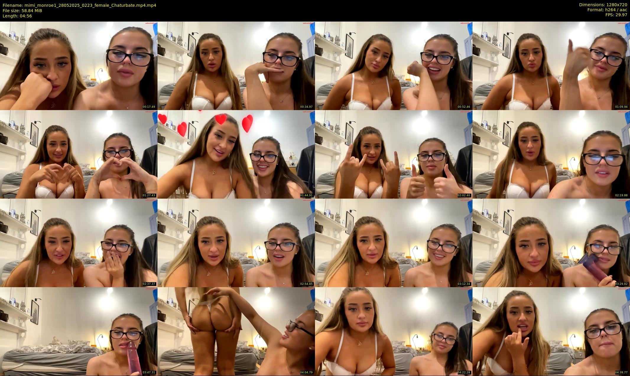 mimi_monroe1 — 5 minute Chaturbate female cam show recording, 720p, May 28, 2025