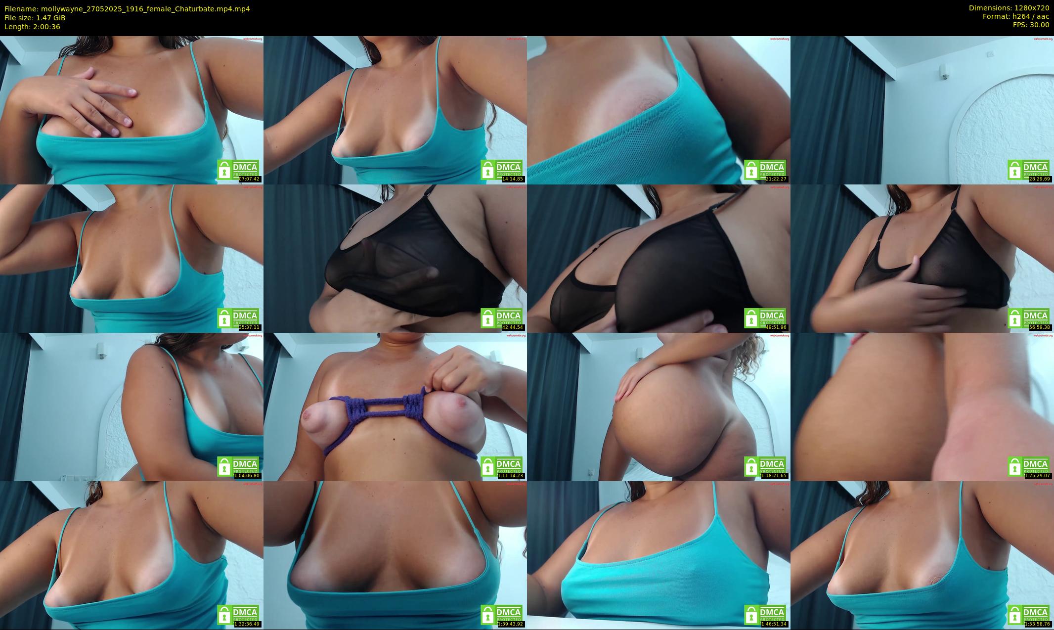 mollywayne — 121 minute Chaturbate female cam show recording, 720p, May 27, 2025