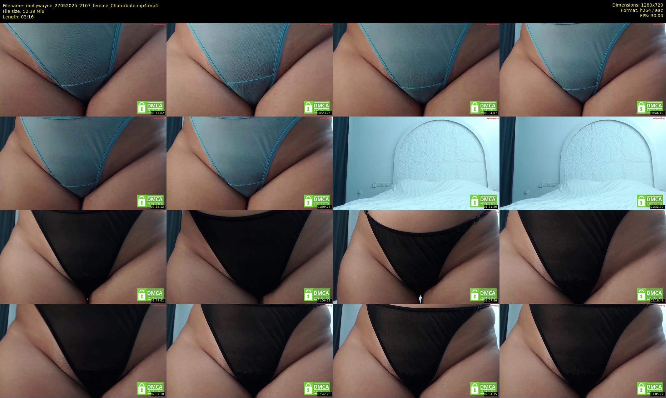 mollywayne — 4 minute Chaturbate female cam show recording, 720p, May 27, 2025