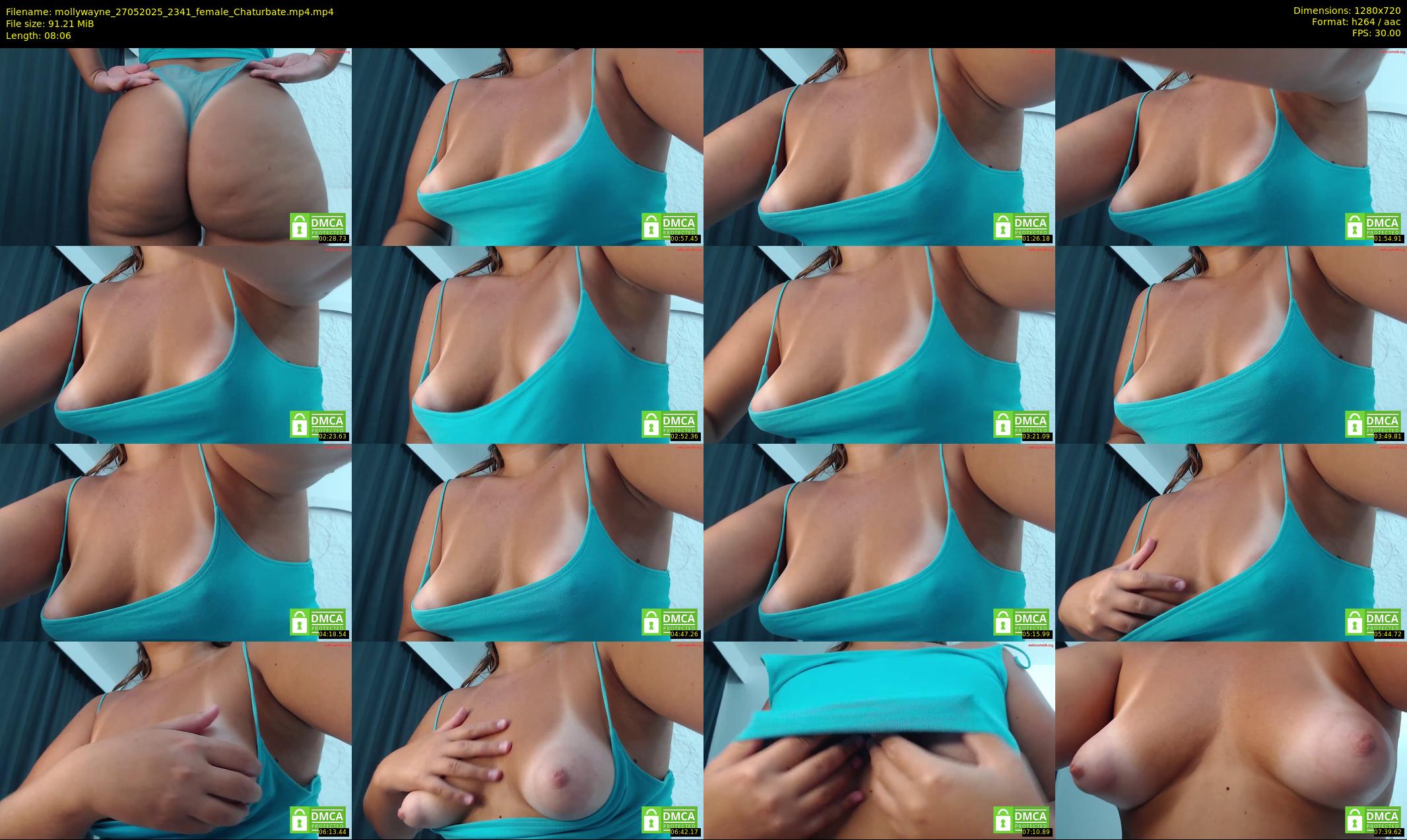 mollywayne — 9 minute Chaturbate female cam show recording, 720p, May 27, 2025
