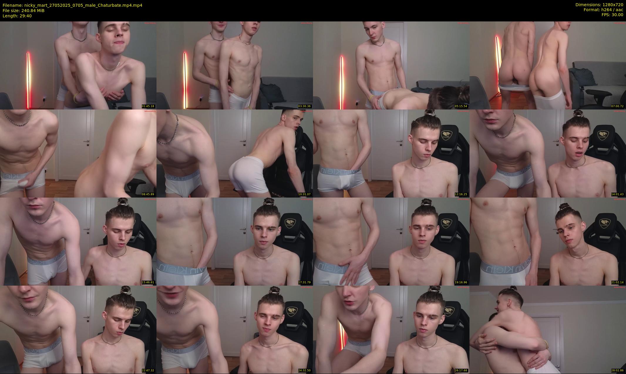 nicky_mart — 30 minute Chaturbate male cam show recording, 720p, May 27, 2025