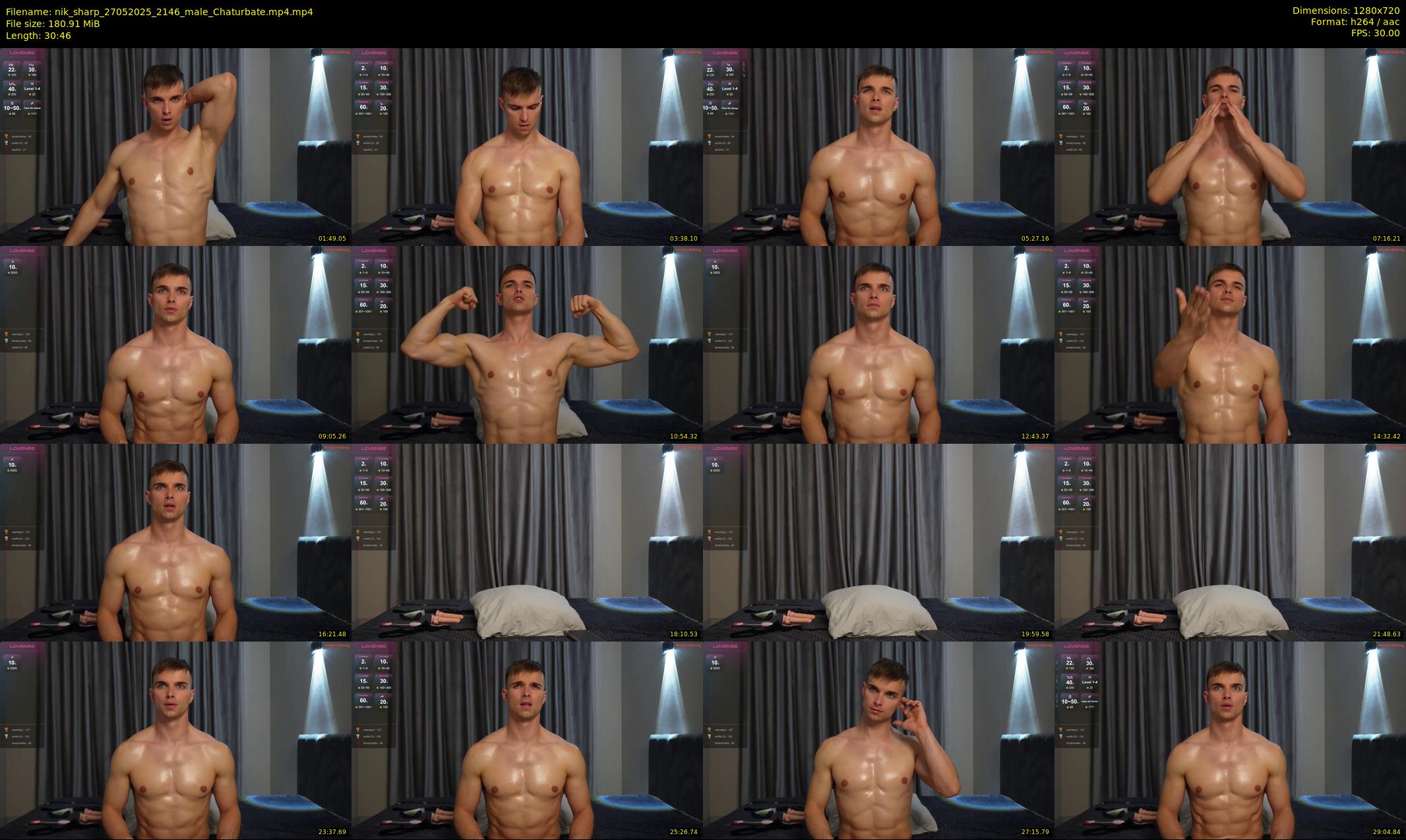 nik_sharp — 31 minute Chaturbate male cam show recording, 720p, May 27, 2025