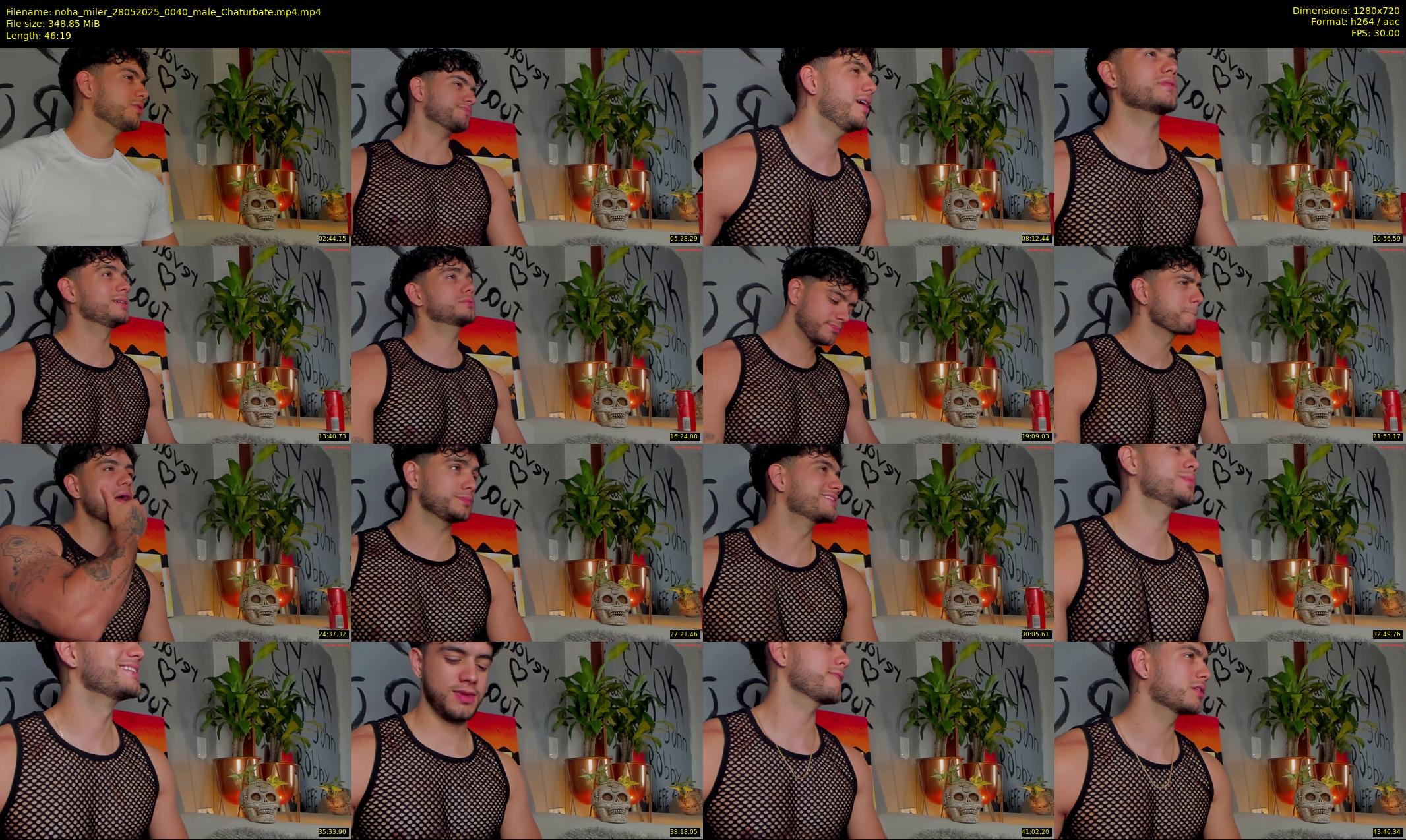 noha_miler — 47 minute Chaturbate male cam show recording, 720p, May 28, 2025