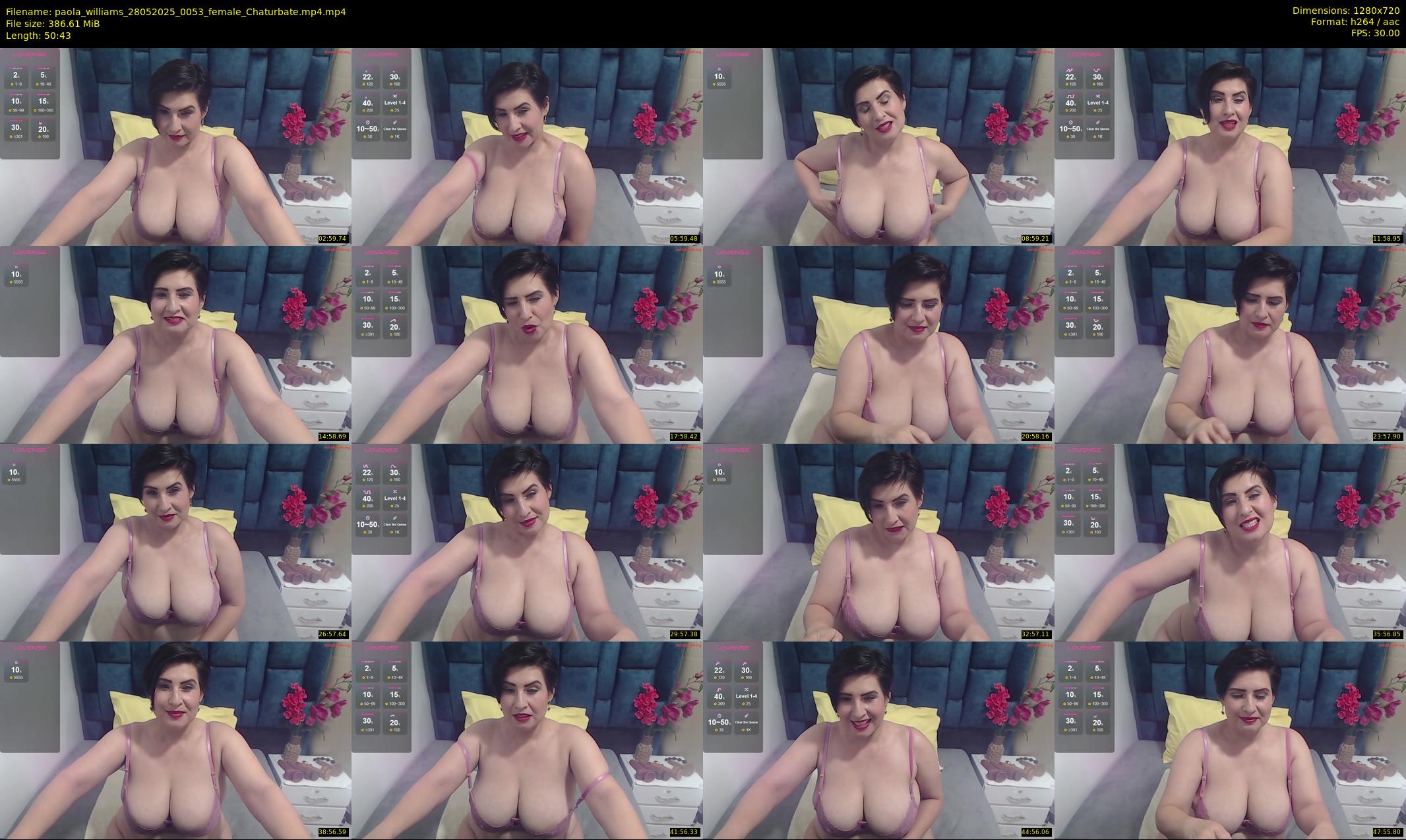 paola_williams — 51 minute Chaturbate female cam show recording, 720p, May 28, 2025