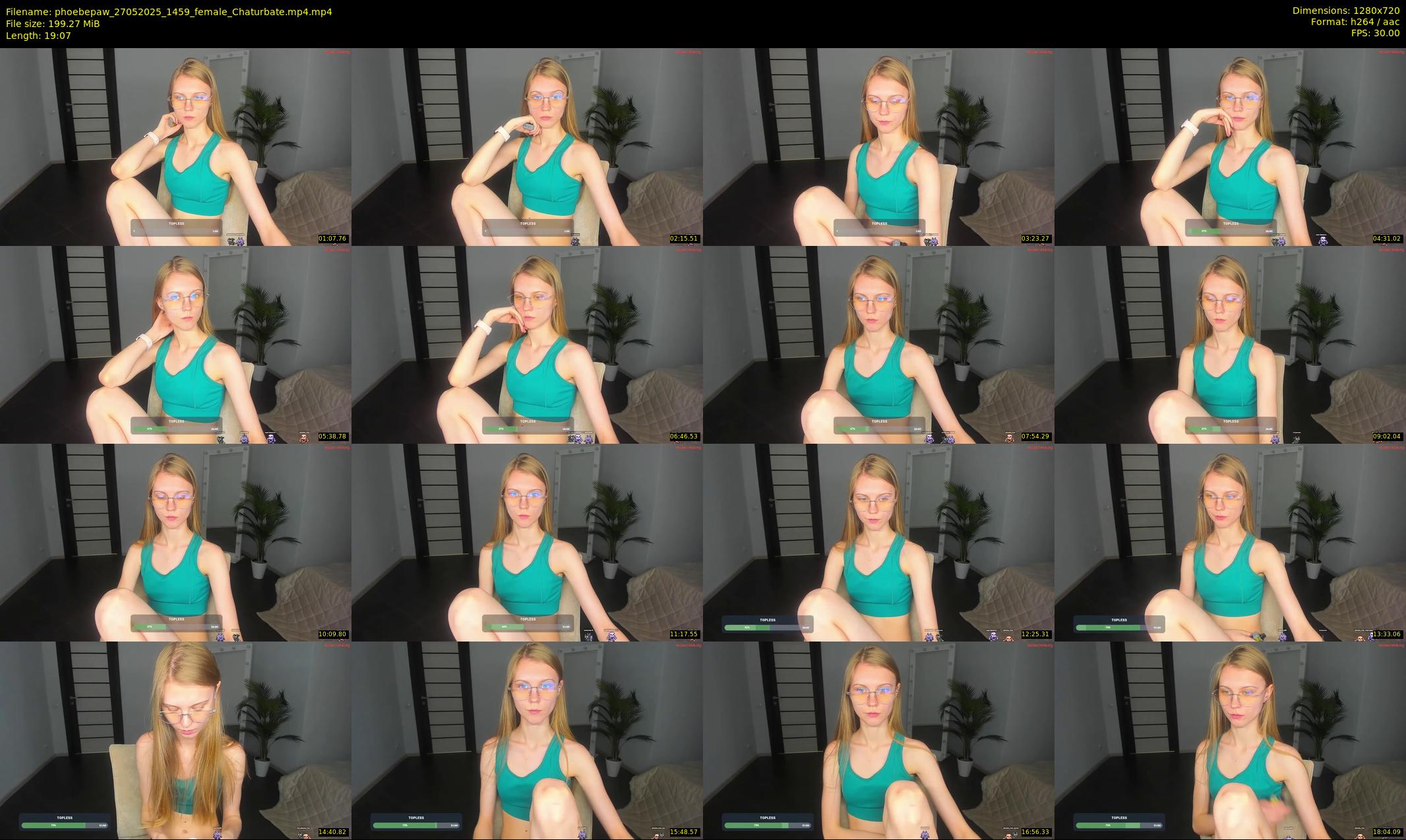 phoebepaw — 20 minute Chaturbate female cam show recording, 720p, May 27, 2025
