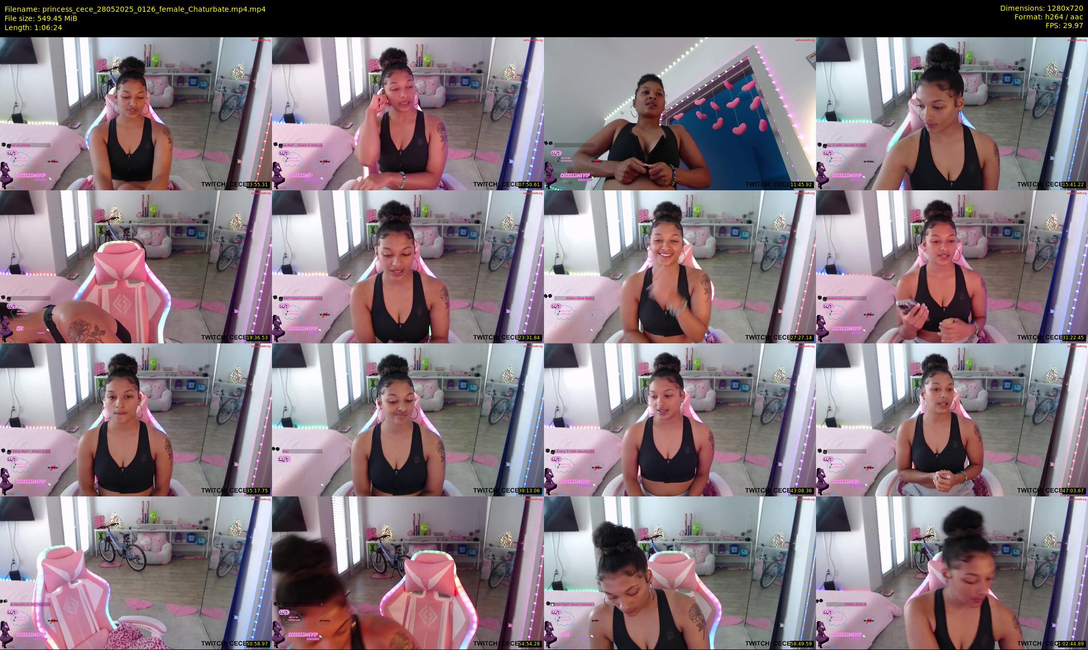 princess_cece — 67 minute Chaturbate female cam show recording, 720p, May 28, 2025
