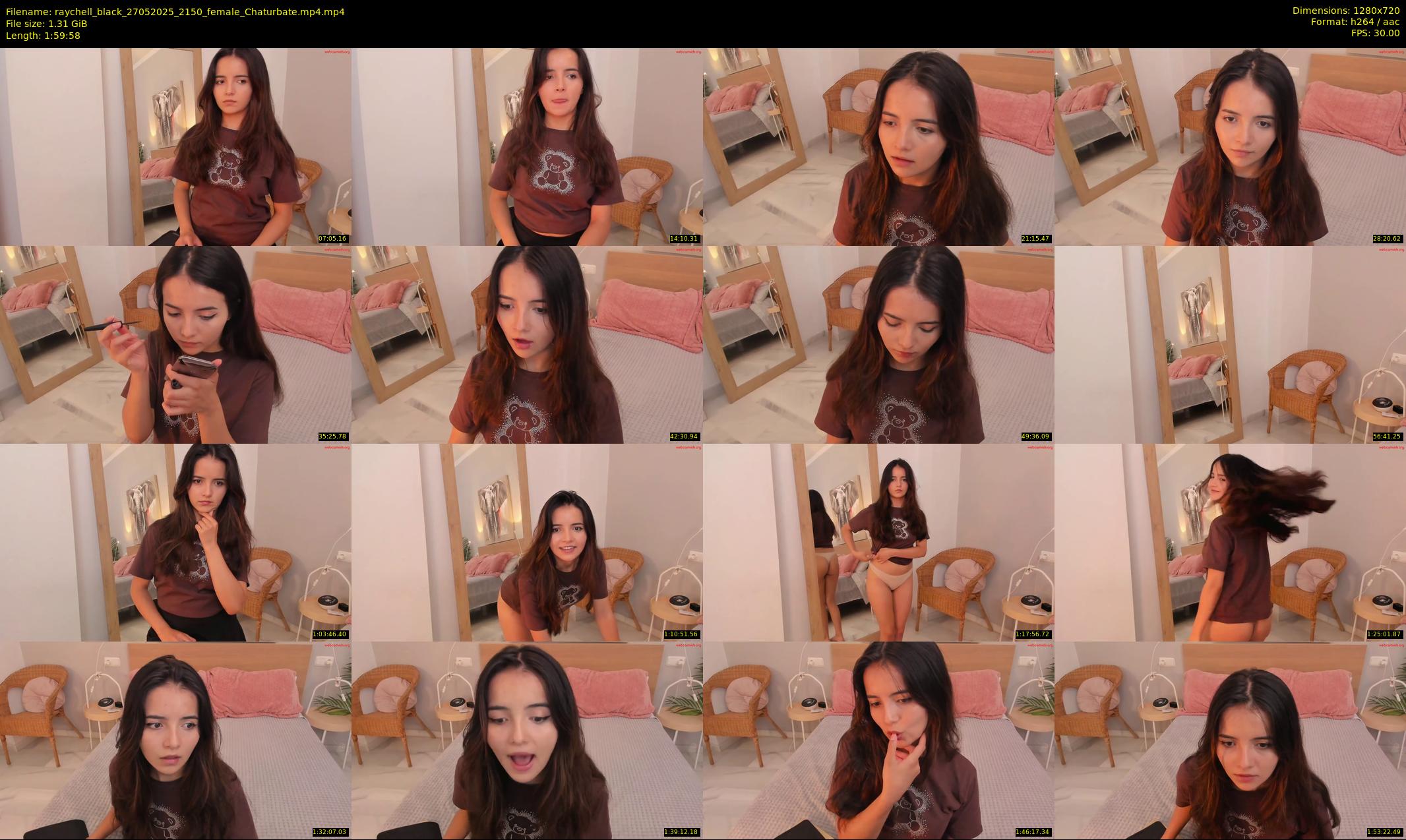 raychell_black — 120 minute Chaturbate female cam show recording, 720p, May 27, 2025