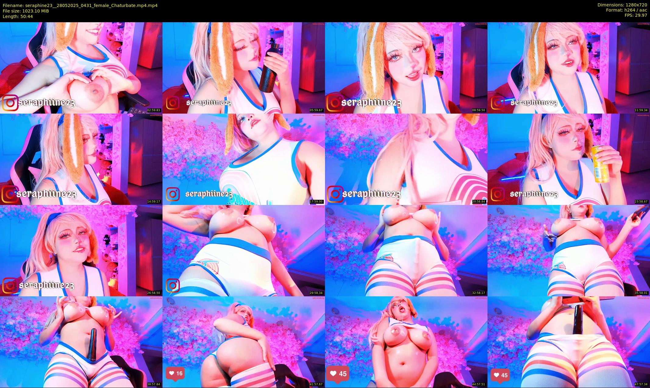 seraphine23_ — 51 minute Chaturbate female cam show recording, 720p, May 28, 2025
