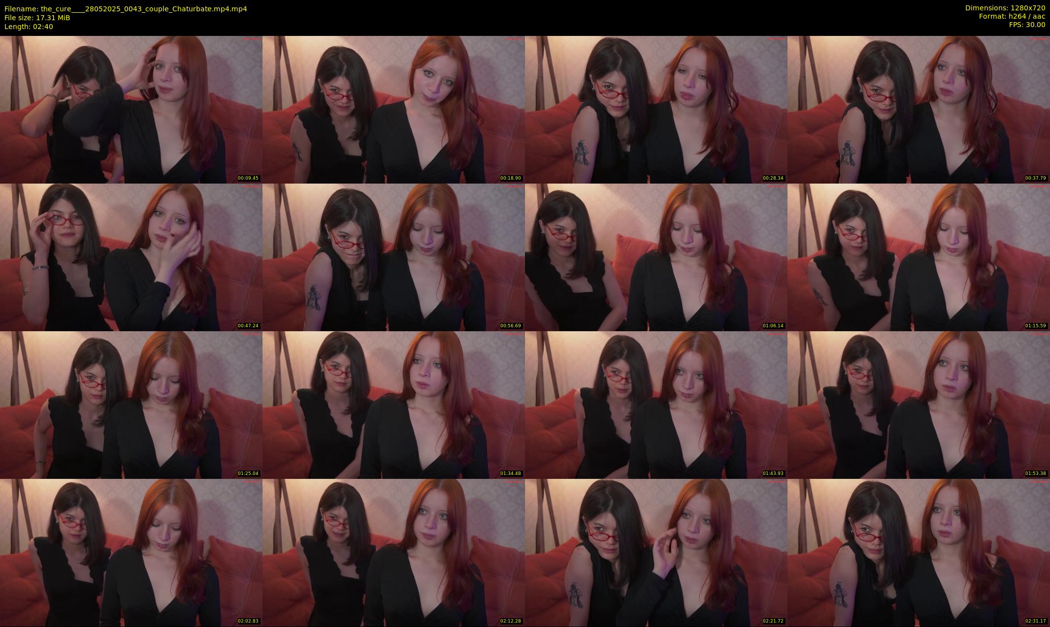 the_cure___ — 3 minute Chaturbate couple cam show recording, 720p, May 28, 2025
