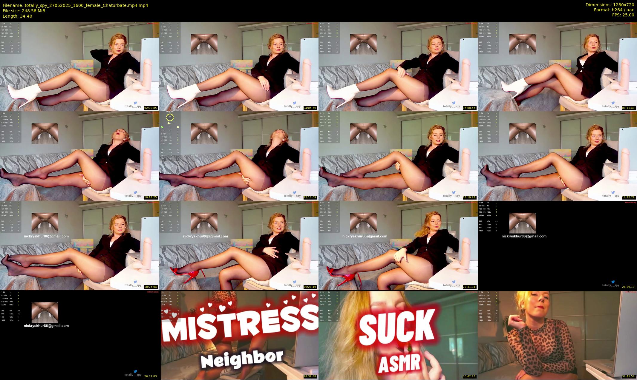 totally_spy — 35 minute Chaturbate female cam show recording, 720p, May 27, 2025