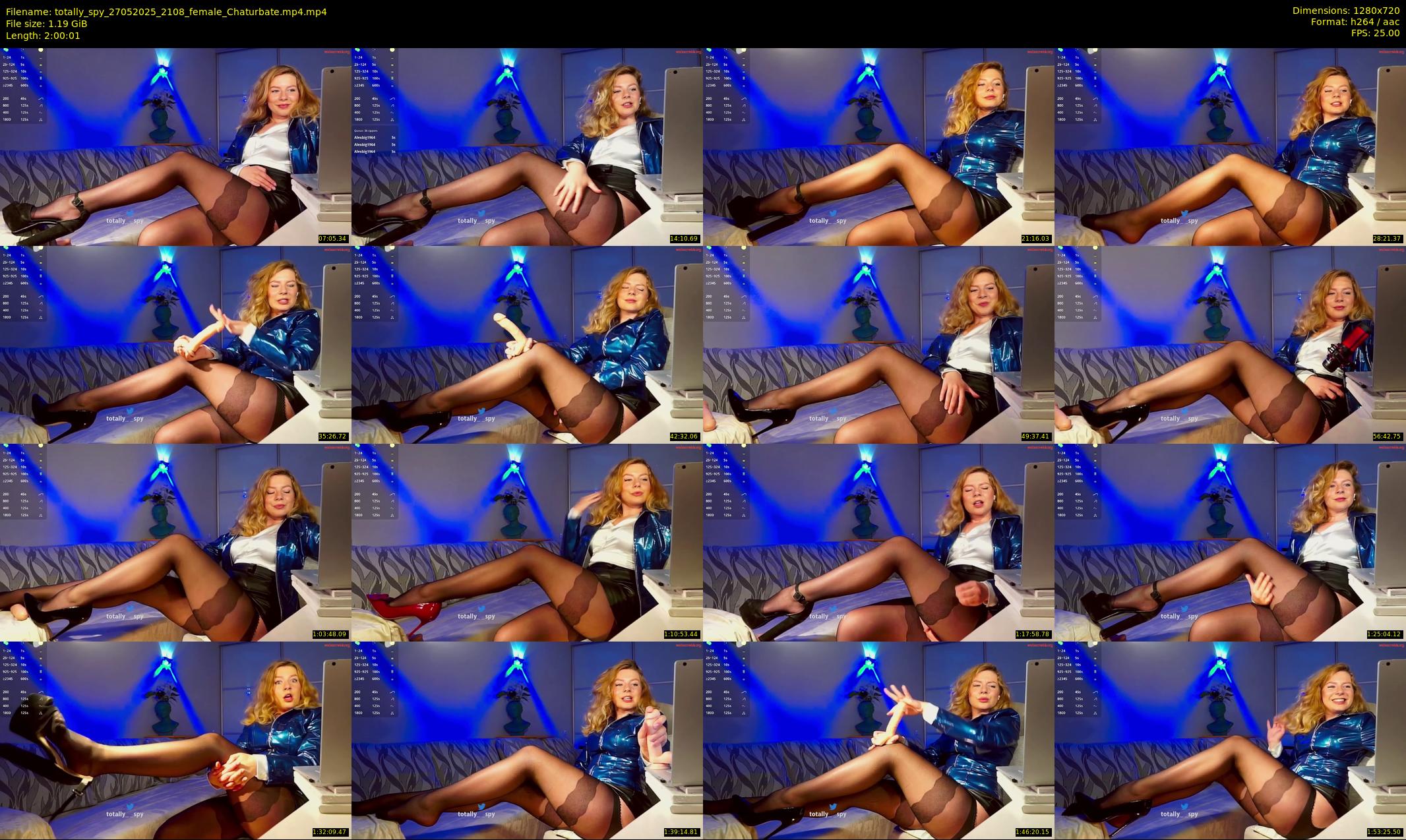 totally_spy — 121 minute Chaturbate female cam show recording, 720p, May 27, 2025