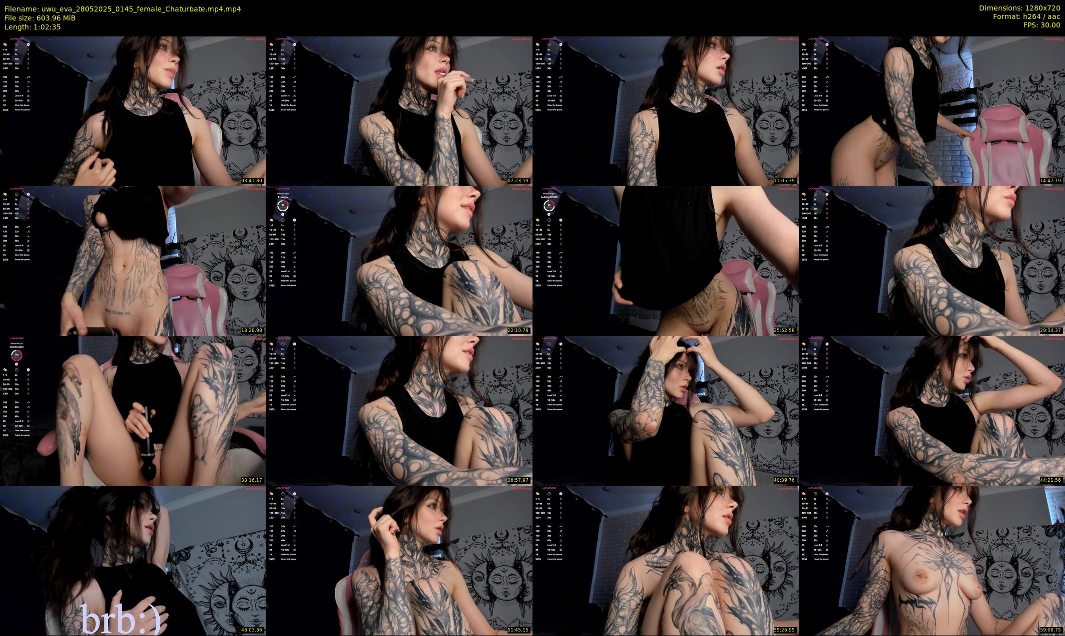uwu_eva — 63 minute Chaturbate female cam show recording, 720p, May 28, 2025