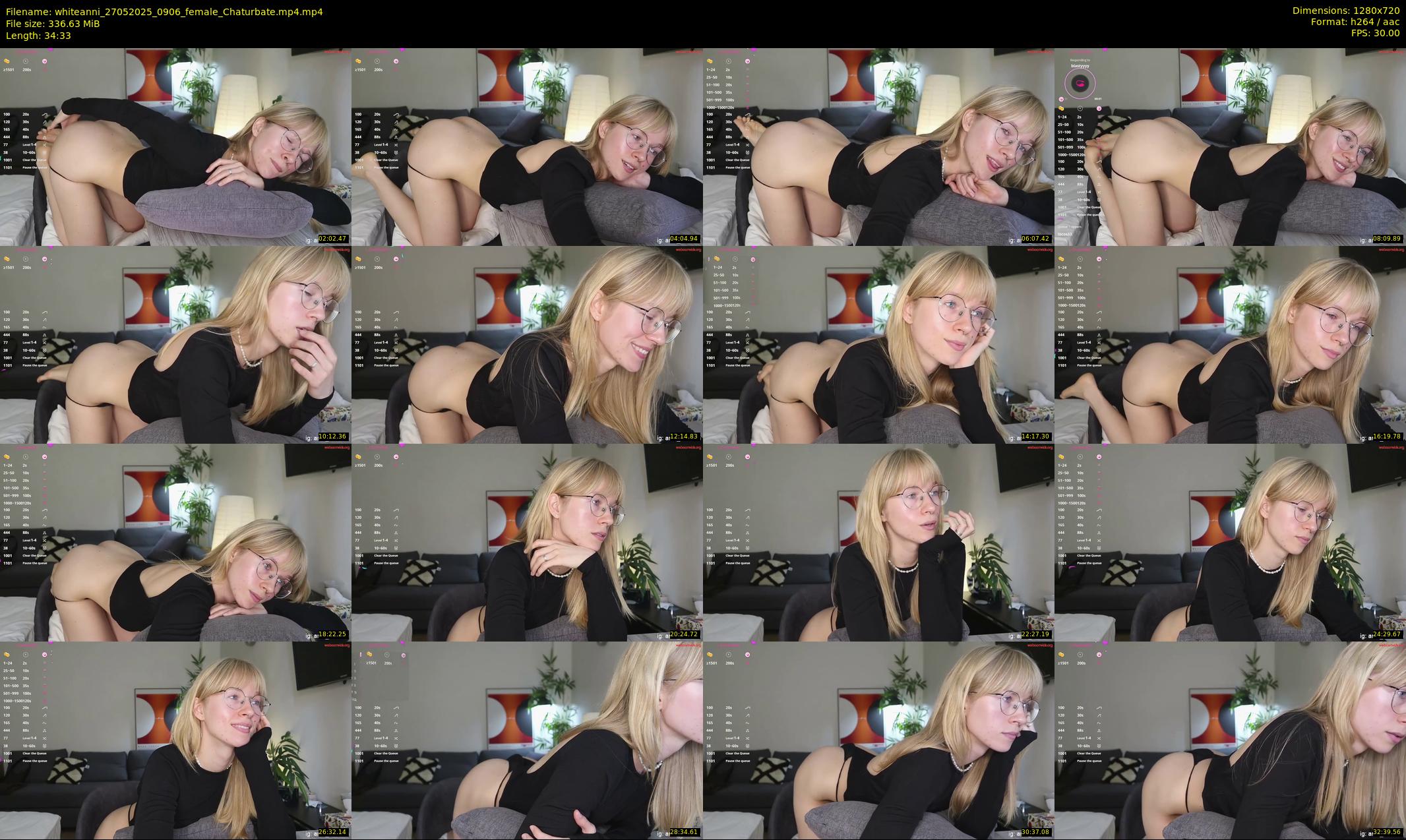 whiteanni — 35 minute Chaturbate female cam show recording, 720p, May 27, 2025