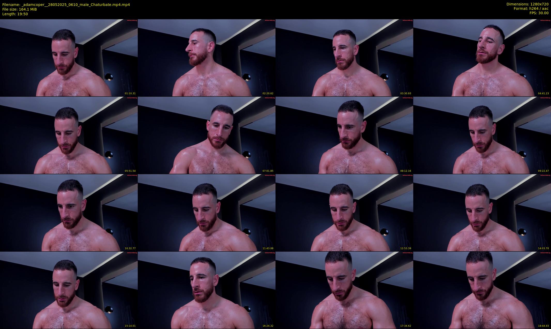 _adamcoper_ — 20 minute Chaturbate male cam show recording, 720p, May 28, 2025