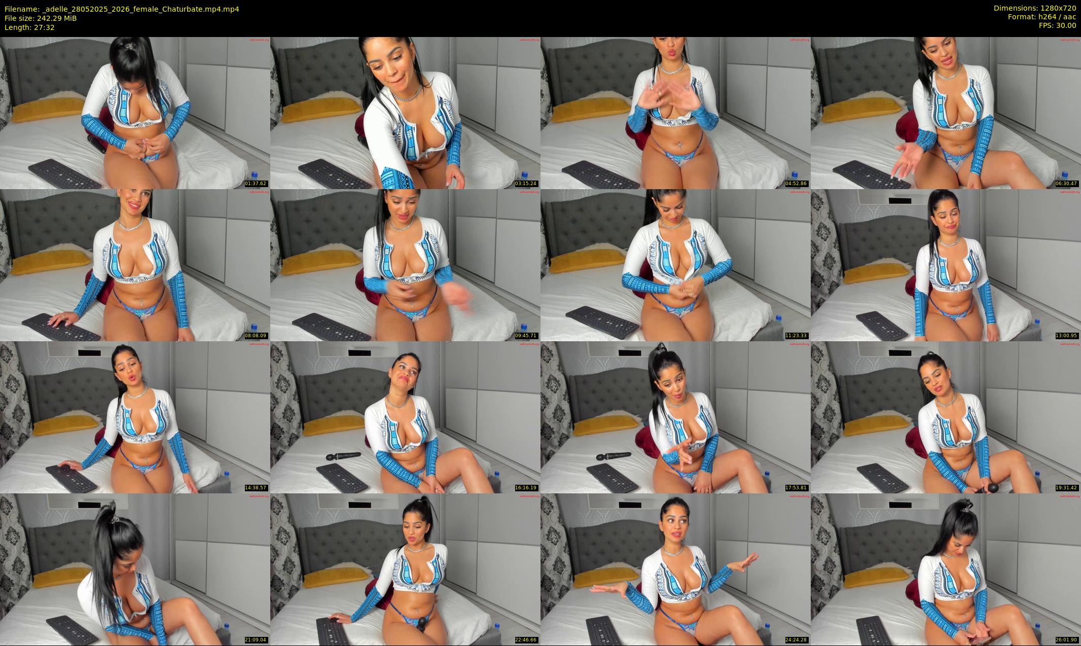 _adelle — 28 minute Chaturbate female cam show recording, 720p, May 28, 2025