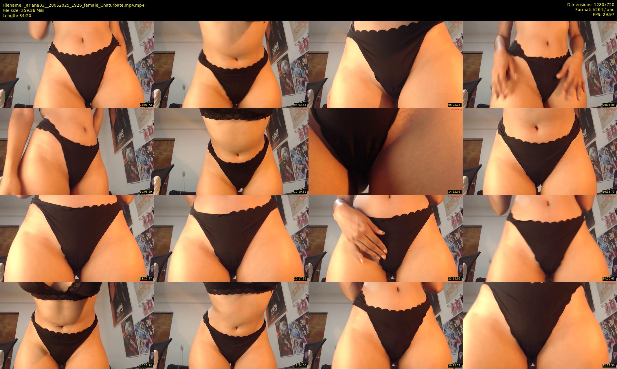 _ariana03_ — 35 minute Chaturbate female cam show recording, 720p, May 28, 2025