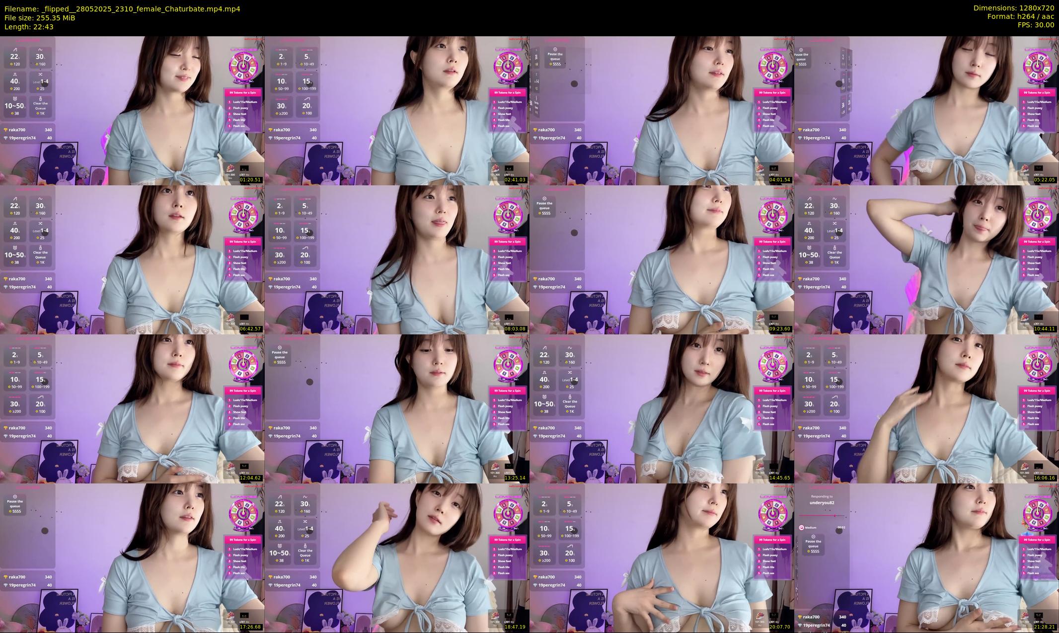 _flipped_ — 23 minute Chaturbate female cam show recording, 720p, May 28, 2025