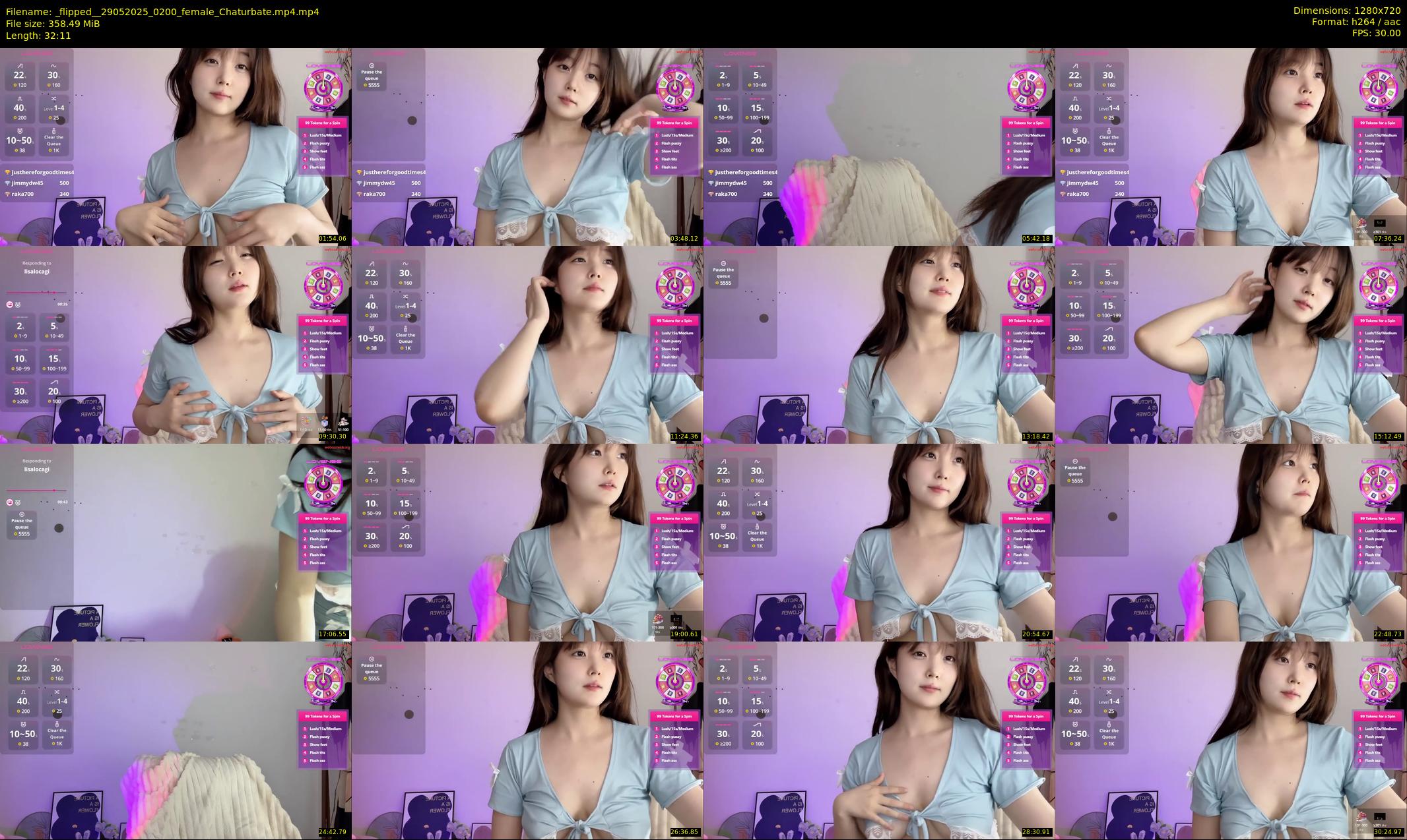 _flipped_ — 33 minute Chaturbate female cam show recording, 720p, May 29, 2025