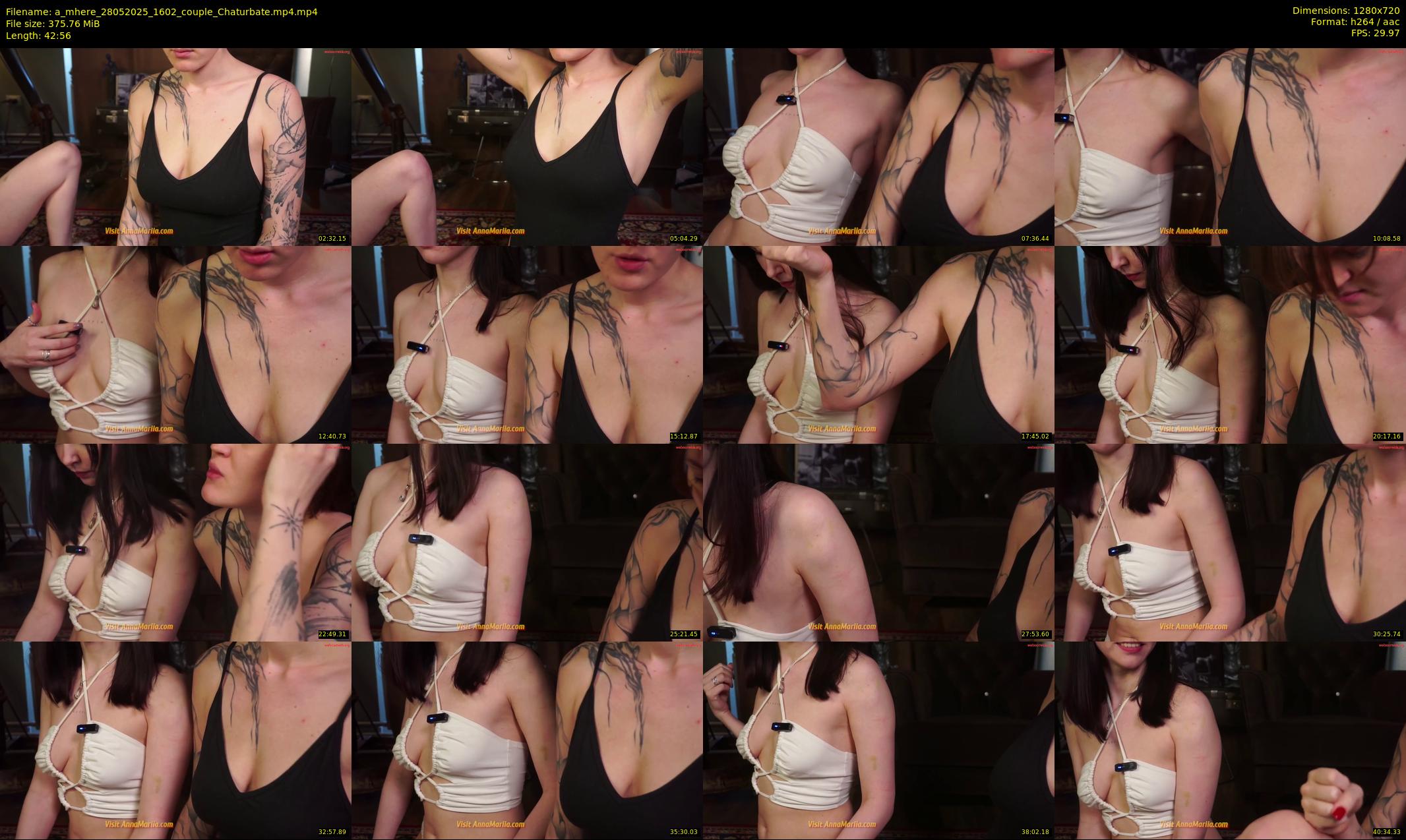 a_mhere — 43 minute Chaturbate couple cam show recording, 720p, May 28, 2025