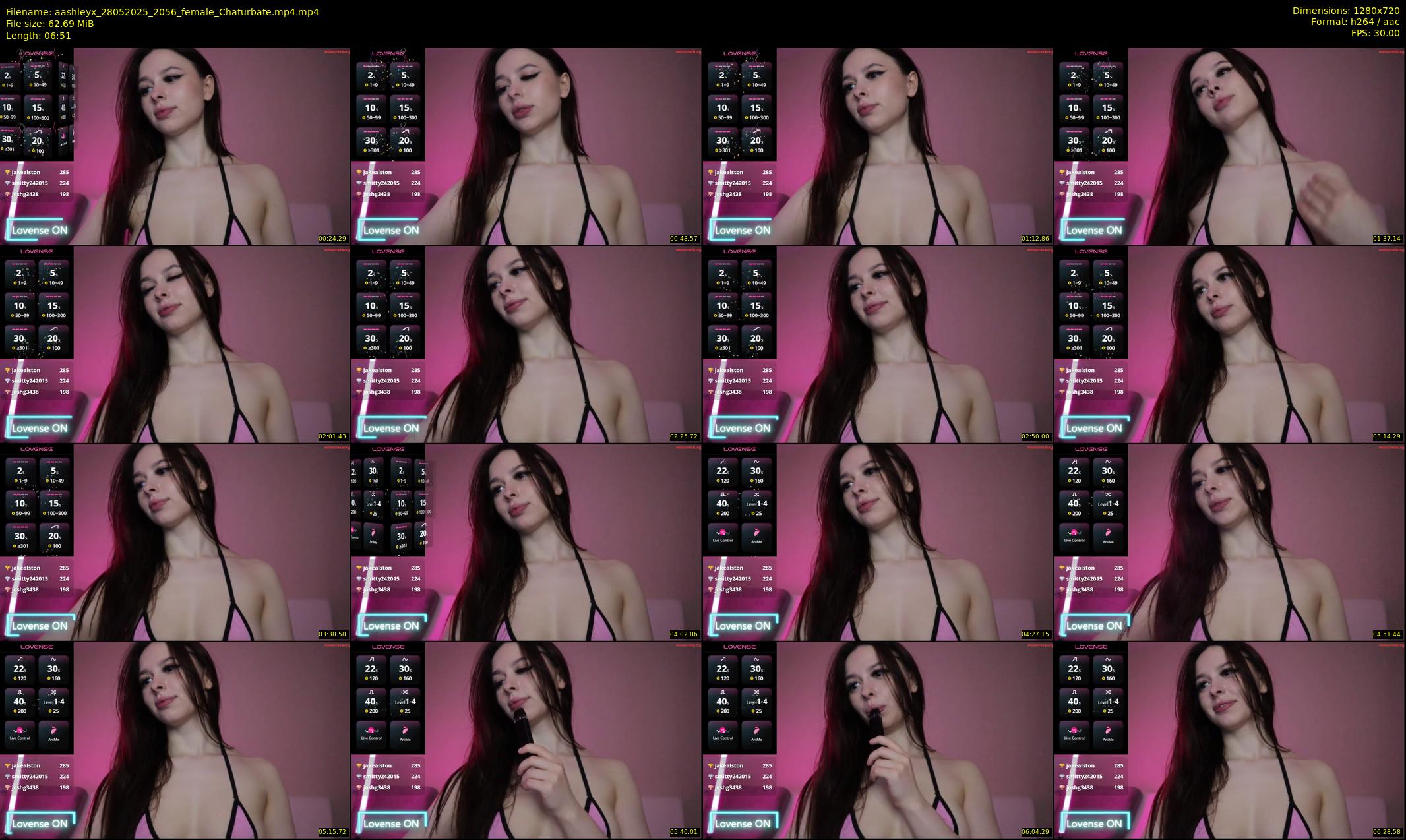 aashleyx — 7 minute Chaturbate couple cam show recording, 720p, May 28, 2025