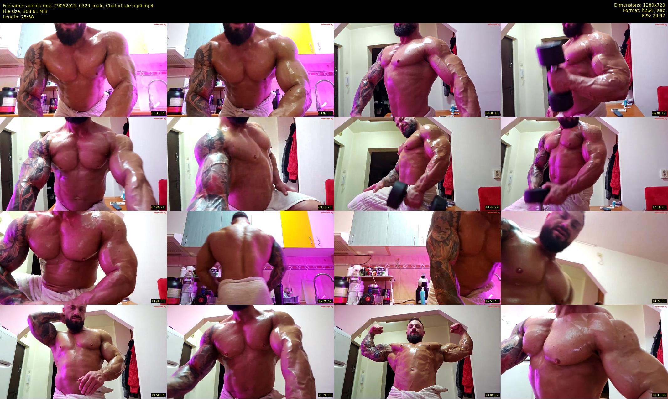 adonis_msc — 26 minute Chaturbate male cam show recording, 720p, May 29, 2025