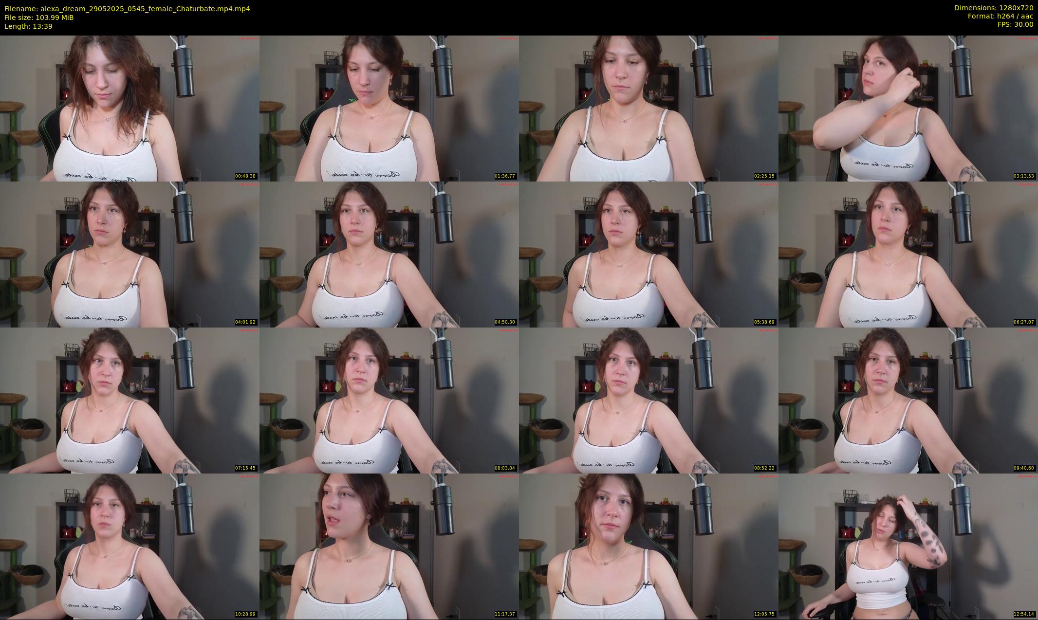 alexa_dream — 14 minute Chaturbate female cam show recording, 720p, May 29, 2025