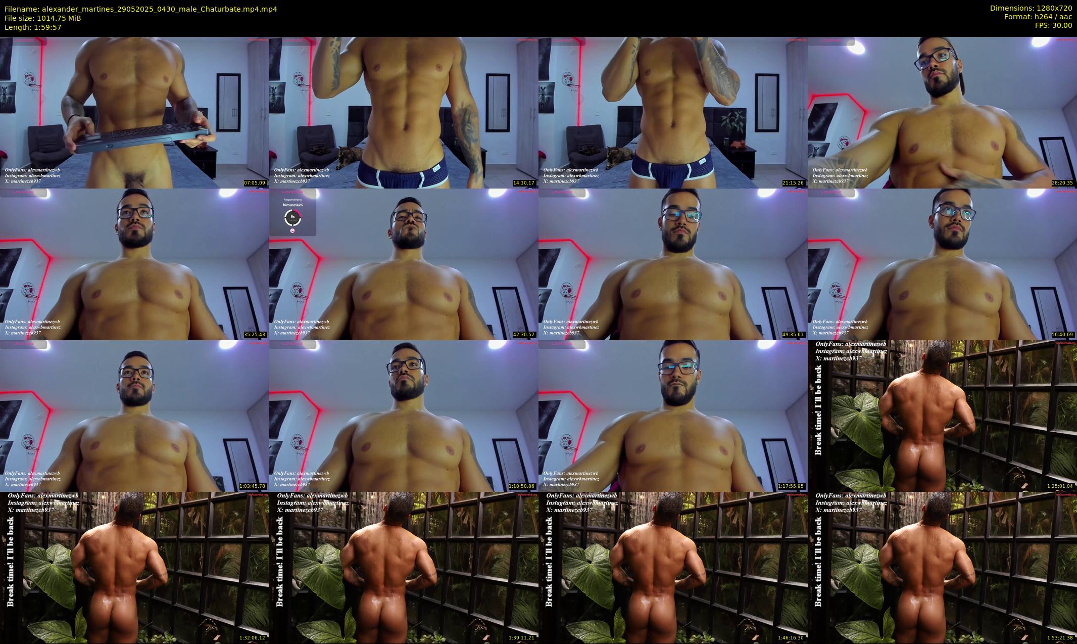 alexander_martines — 120 minute Chaturbate male cam show recording, 720p, May 29, 2025