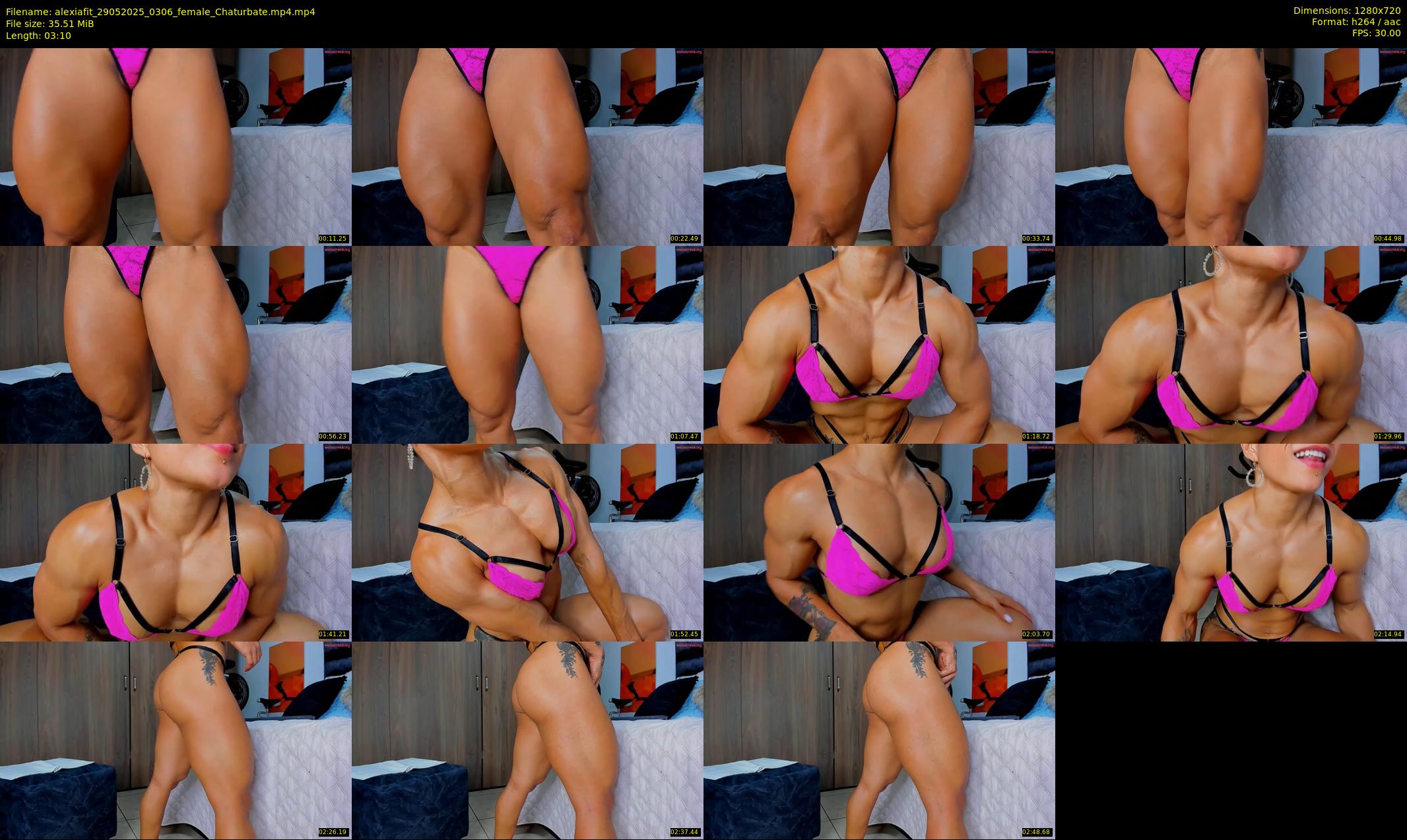 alexiafit — 4 minute Chaturbate female cam show recording, 720p, May 29, 2025