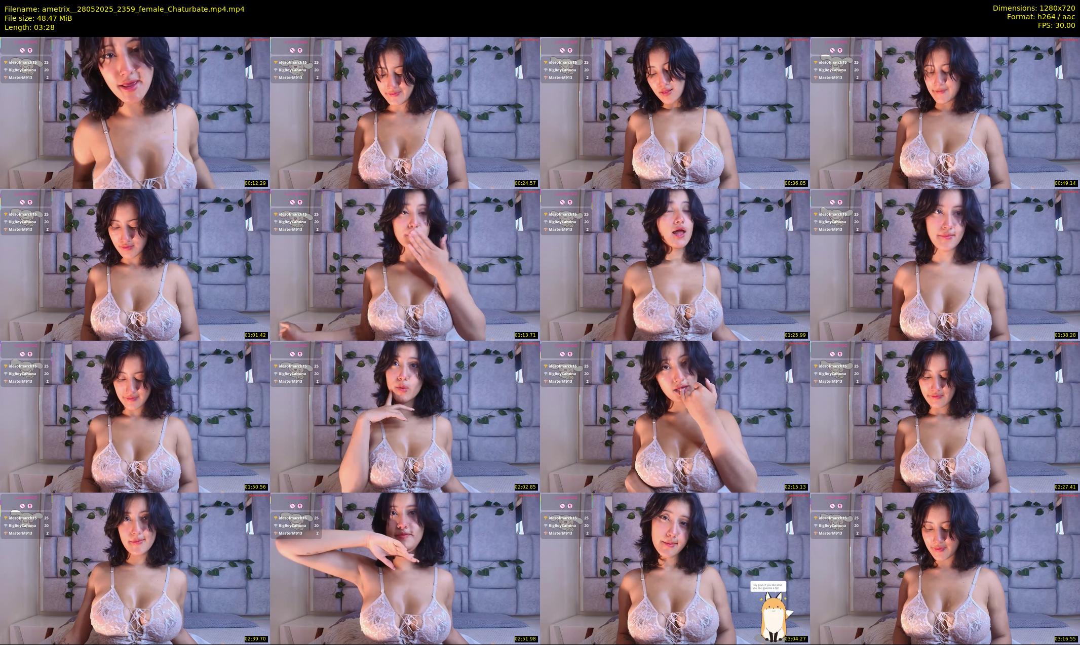 ametrix_ — 4 minute Chaturbate female cam show recording, 720p, May 28, 2025