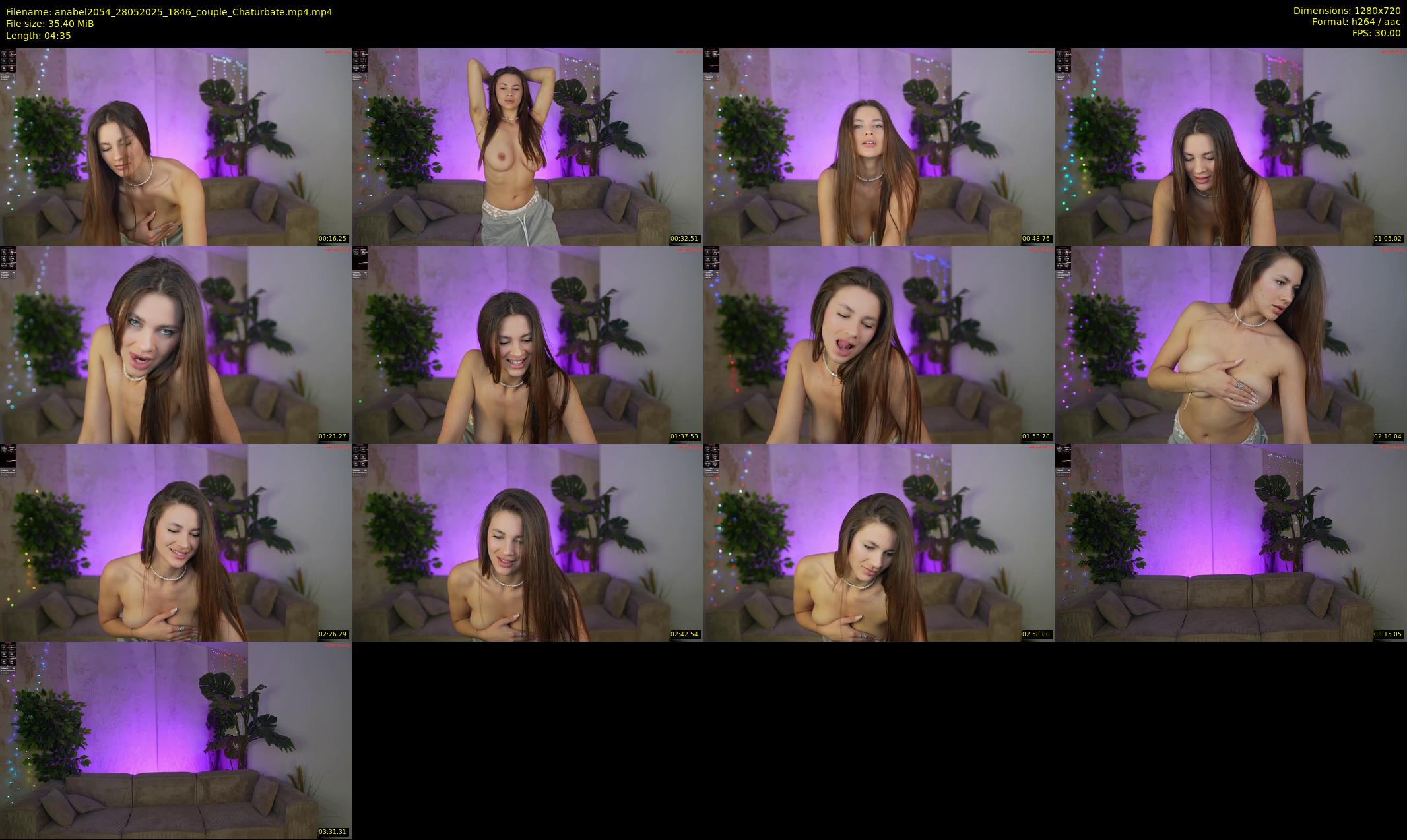 anabel2054 — 5 minute Chaturbate female cam show recording, 720p, May 28, 2025