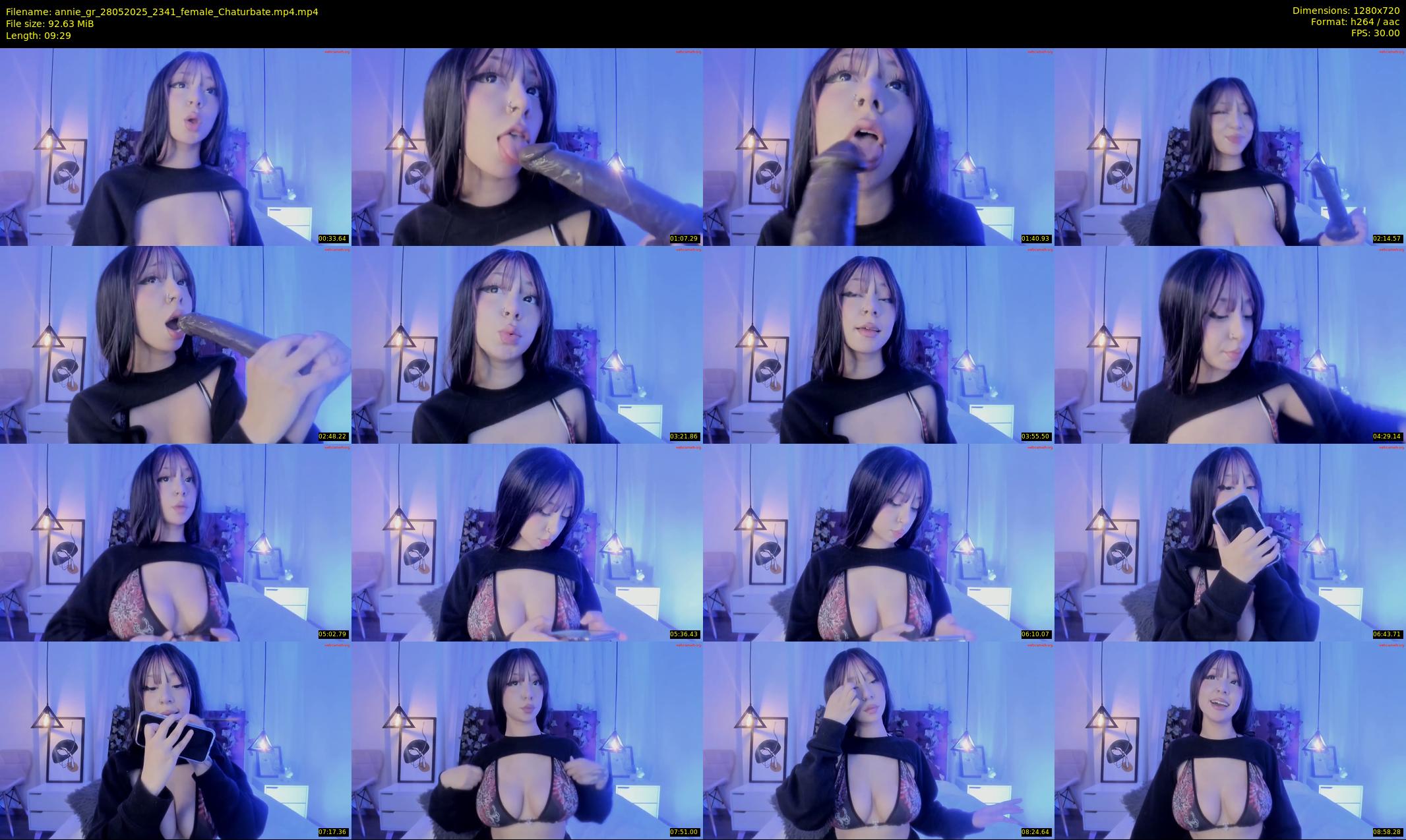 annie_gr — 10 minute Chaturbate female cam show recording, 720p, May 28, 2025