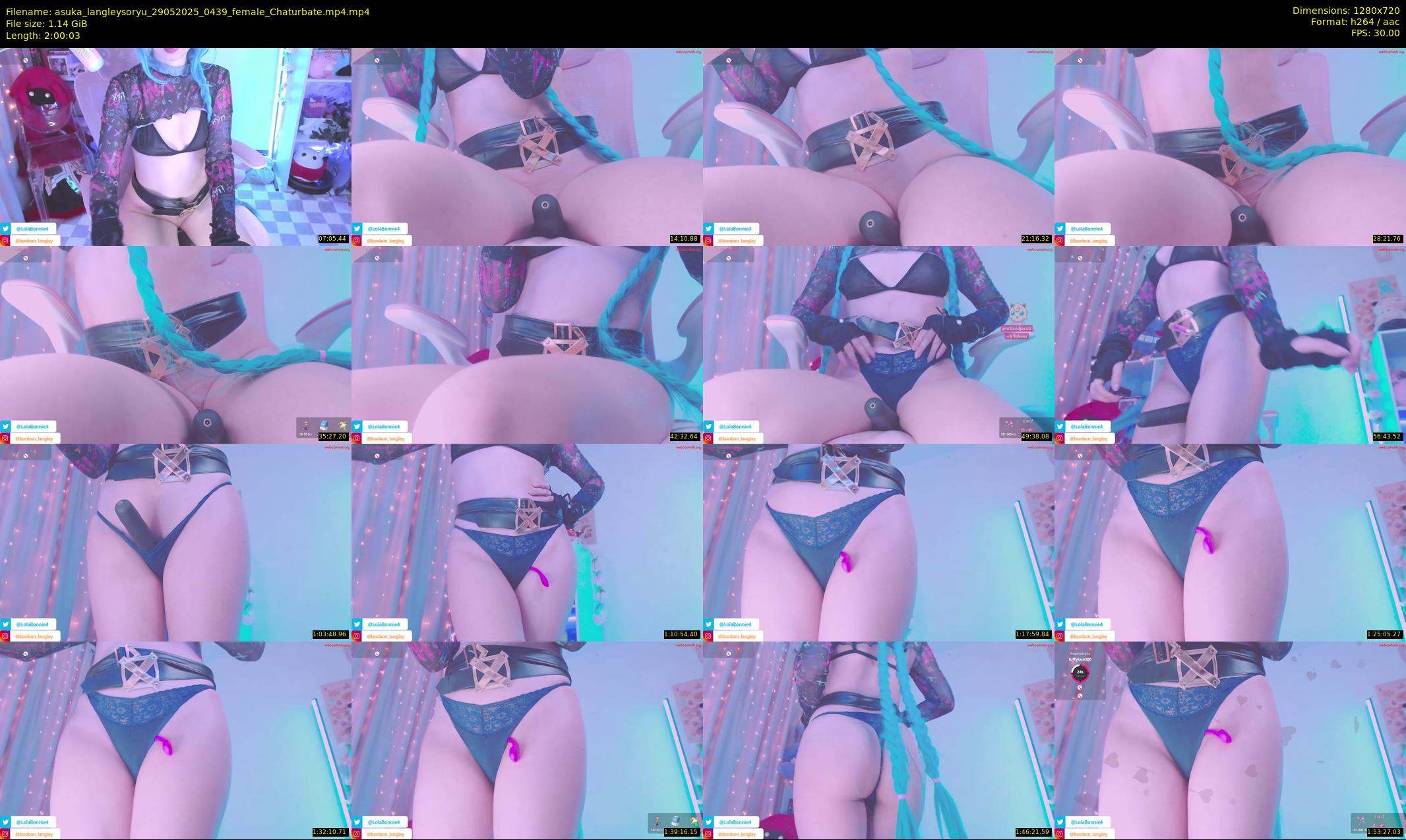 asuka_langleysoryu — 121 minute Chaturbate female cam show recording, 720p, May 29, 2025