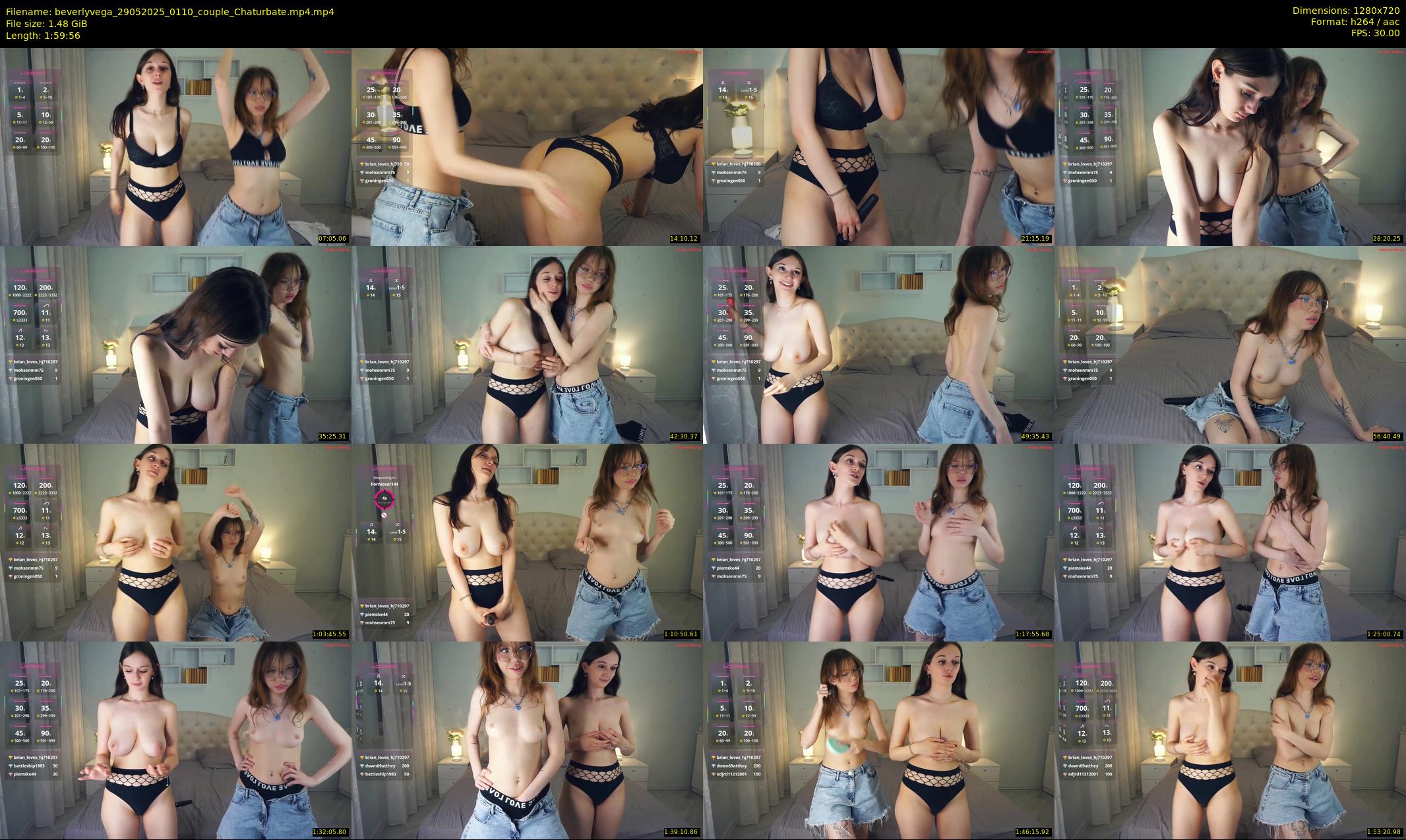 beverlyvega — 120 minute Chaturbate couple cam show recording, 720p, May 29, 2025