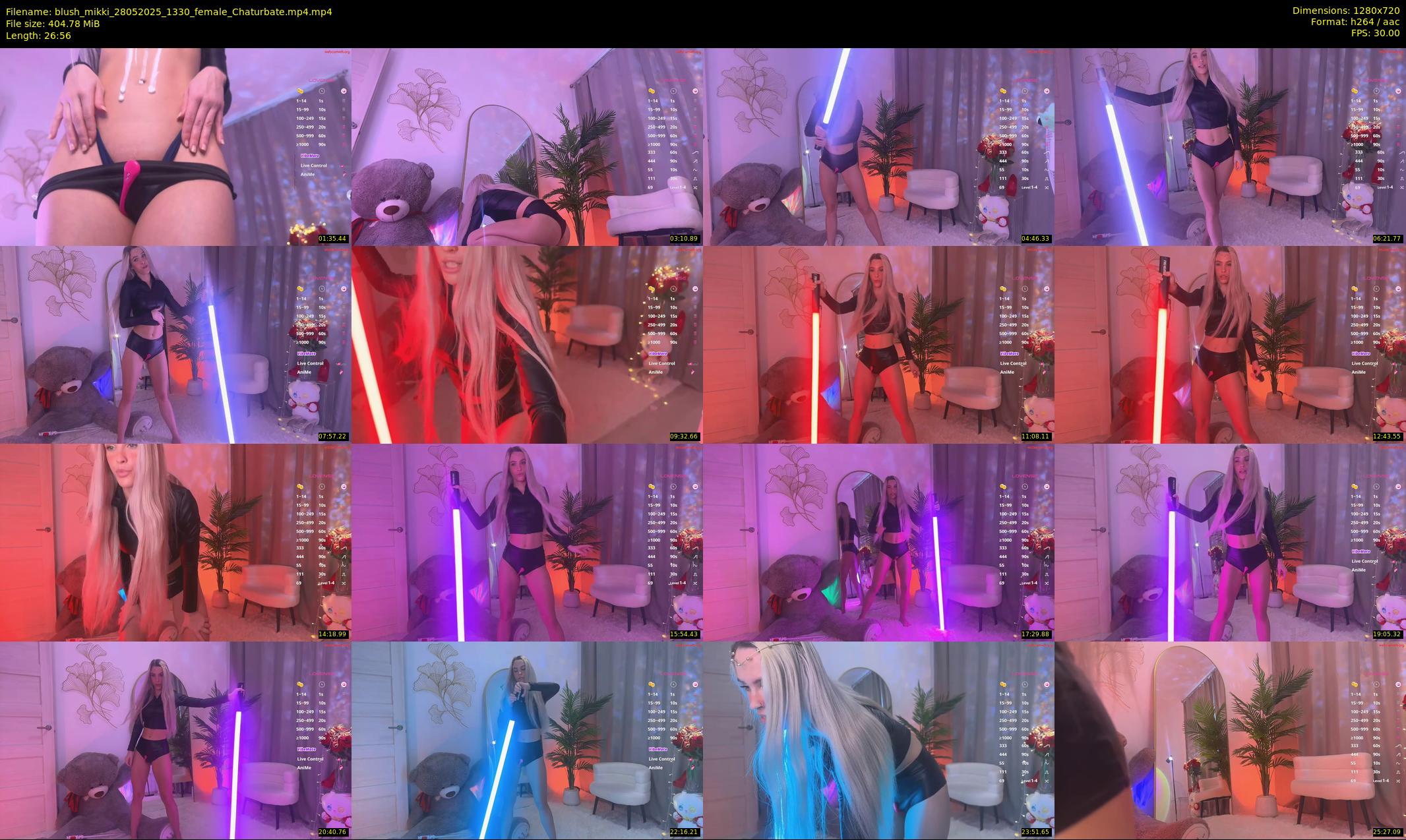 blush_mikki — 27 minute Chaturbate female cam show recording, 720p, May 28, 2025