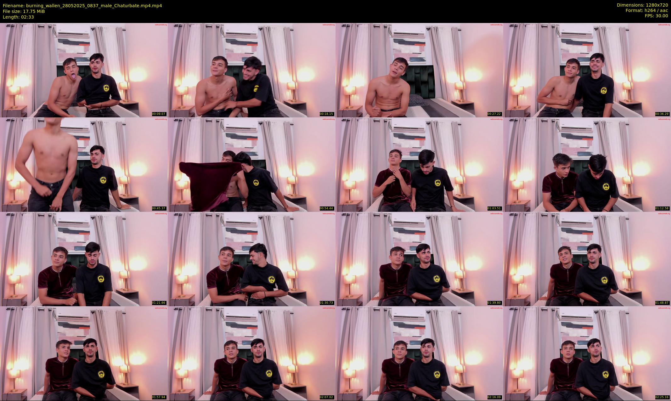 burning_wallen — 3 minute Chaturbate couple cam show recording, 720p, May 28, 2025