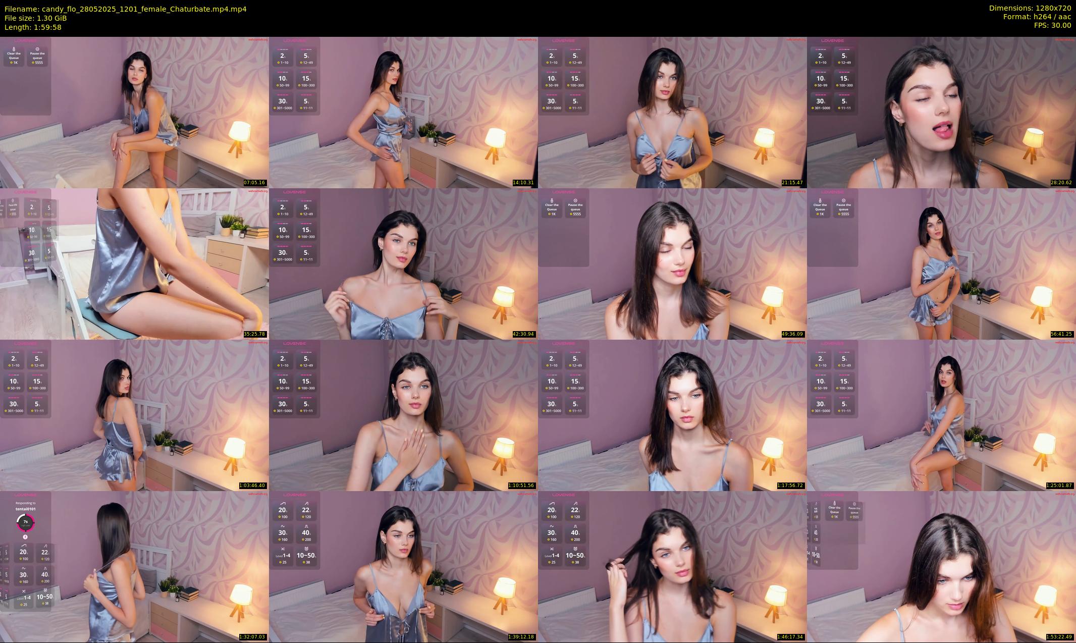 candy_flo — 120 minute Chaturbate female cam show recording, 720p, May 28, 2025