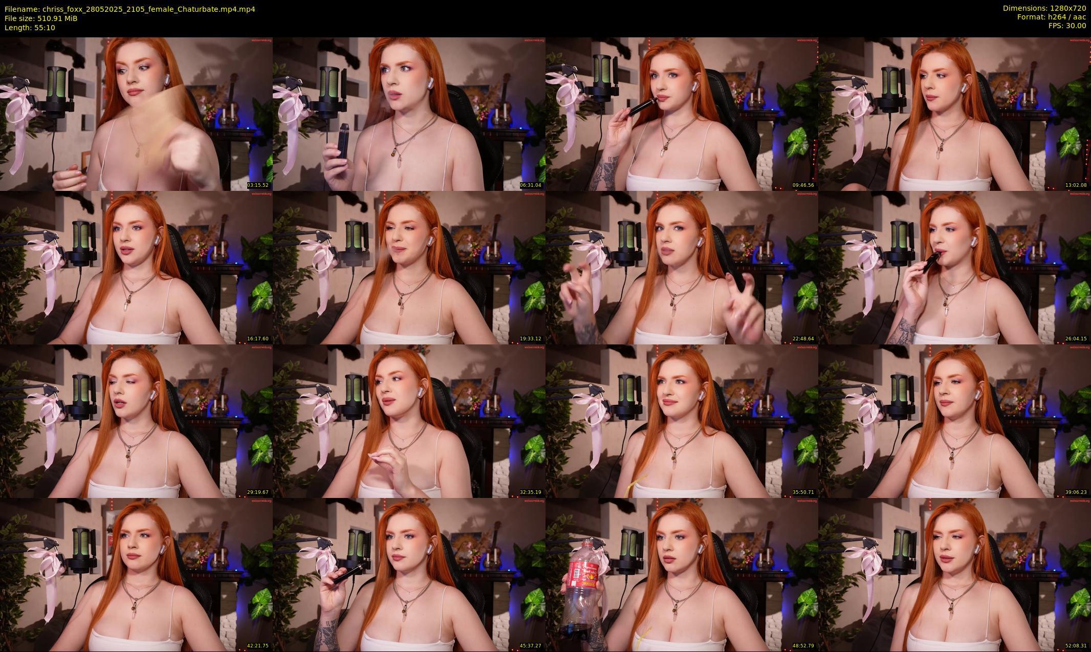 chriss_foxx — 56 minute Chaturbate female cam show recording, 720p, May 28, 2025