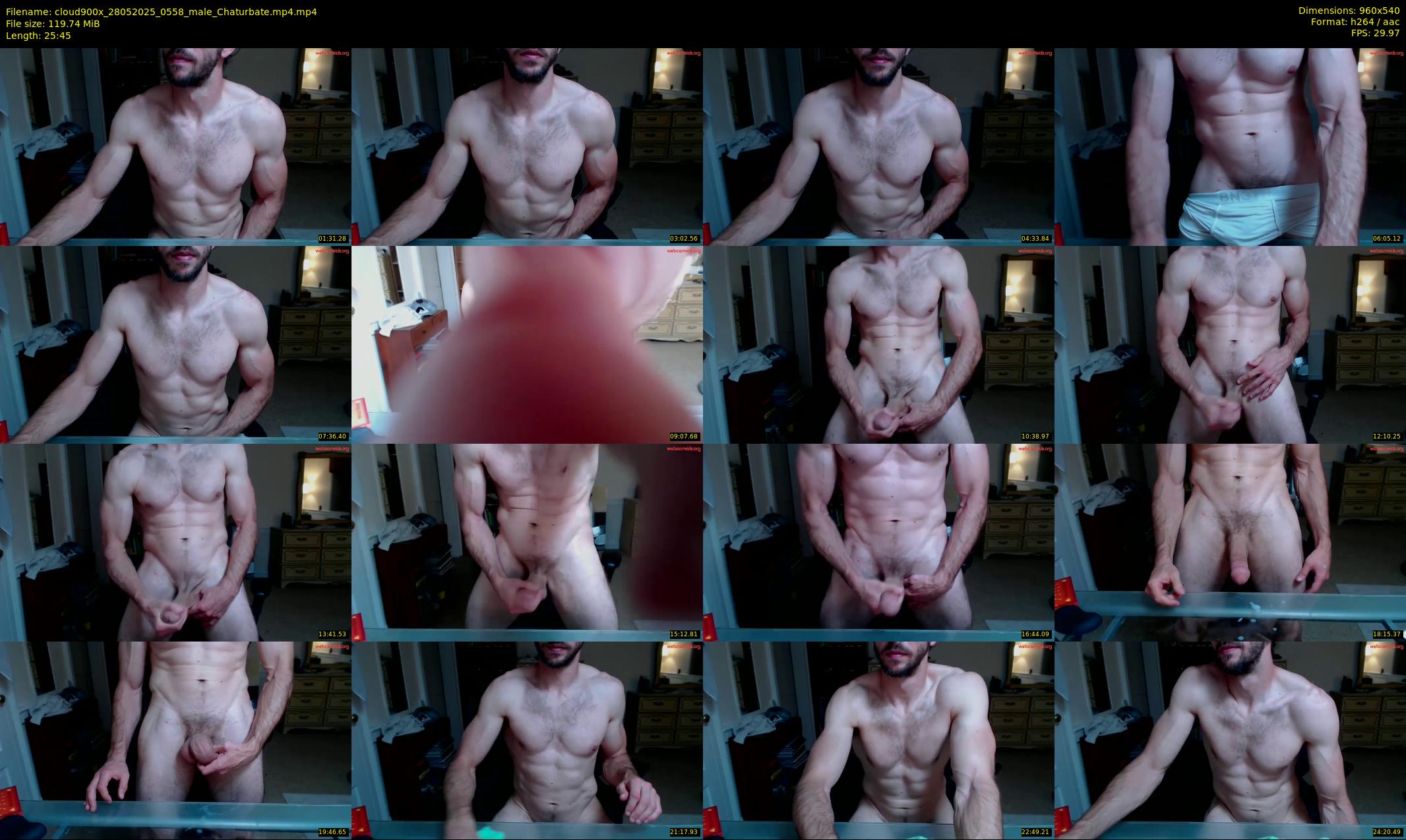 cloud900x — 26 minute Chaturbate male cam show recording, 480p, May 28, 2025