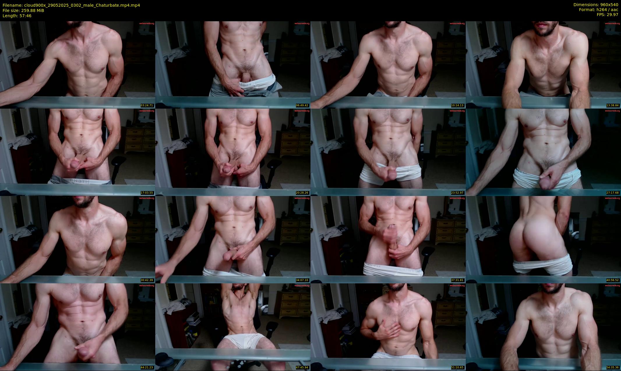cloud900x — 58 minute Chaturbate male cam show recording, 480p, May 29, 2025