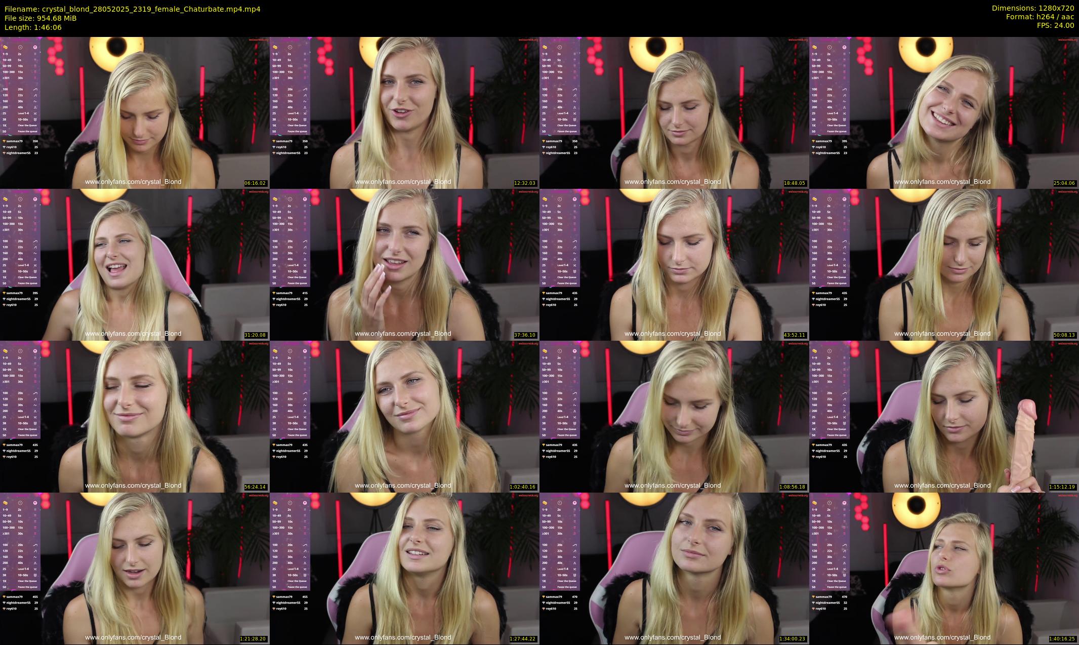 crystal_blond — 107 minute Chaturbate female cam show recording, 720p, May 28, 2025