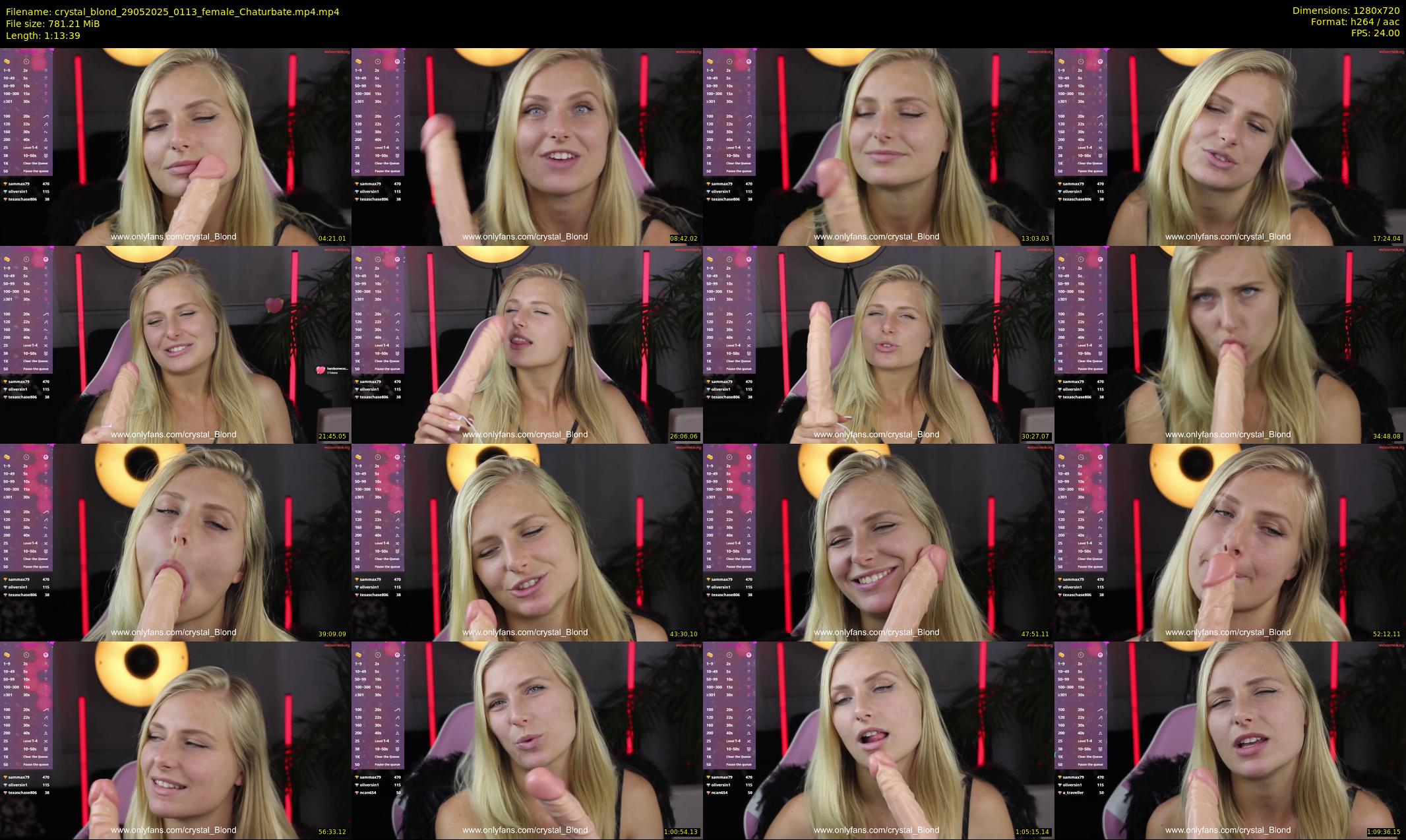 crystal_blond — 74 minute Chaturbate female cam show recording, 720p, May 29, 2025